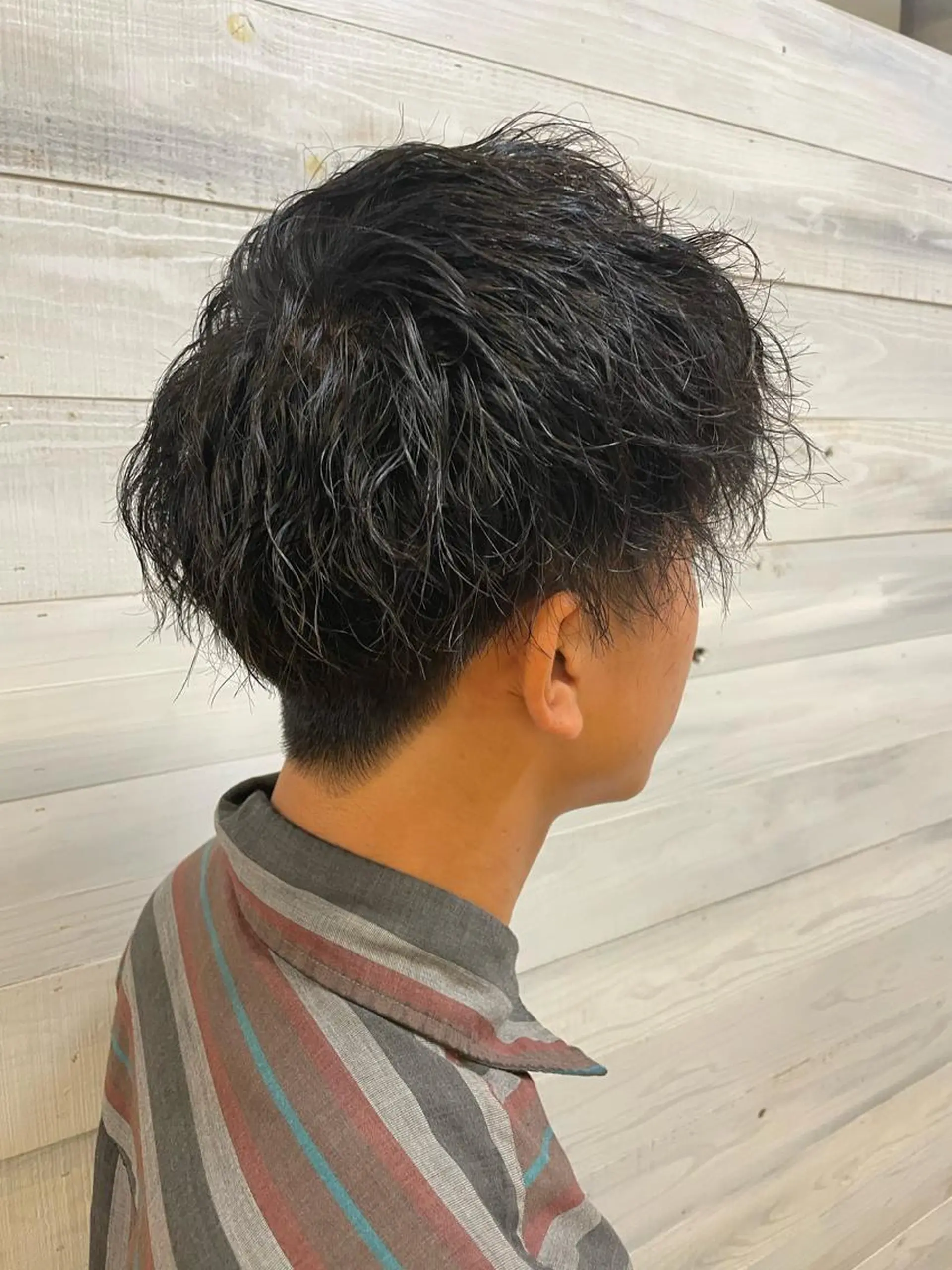 ショート メンズ カット パーマ 小池 楓のヘアスタイル