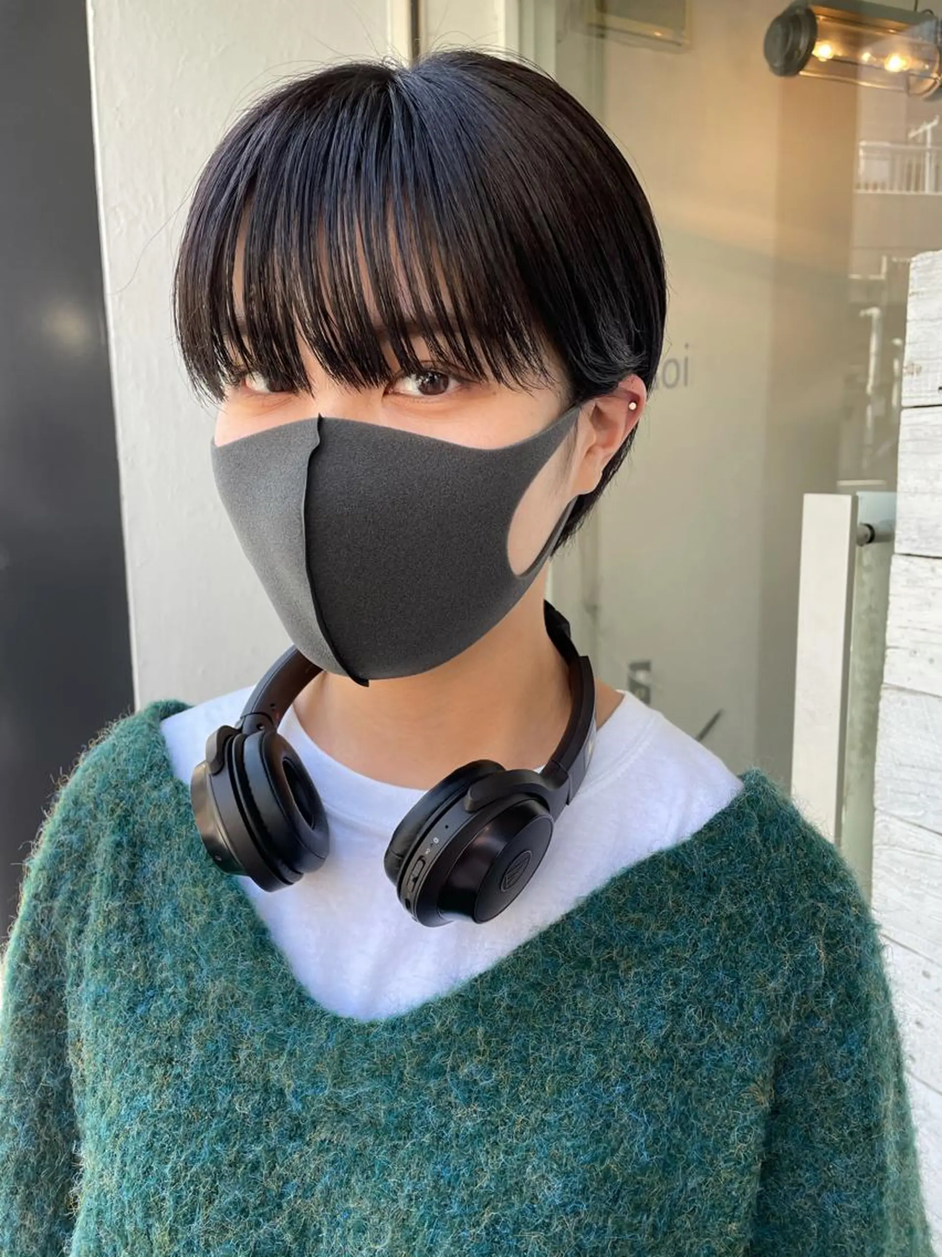 ショート カラー ショートヘア カット ヘアカラー トリートメント パーマ/透明感カラー /ボブ/吉田一生のヘアスタイル