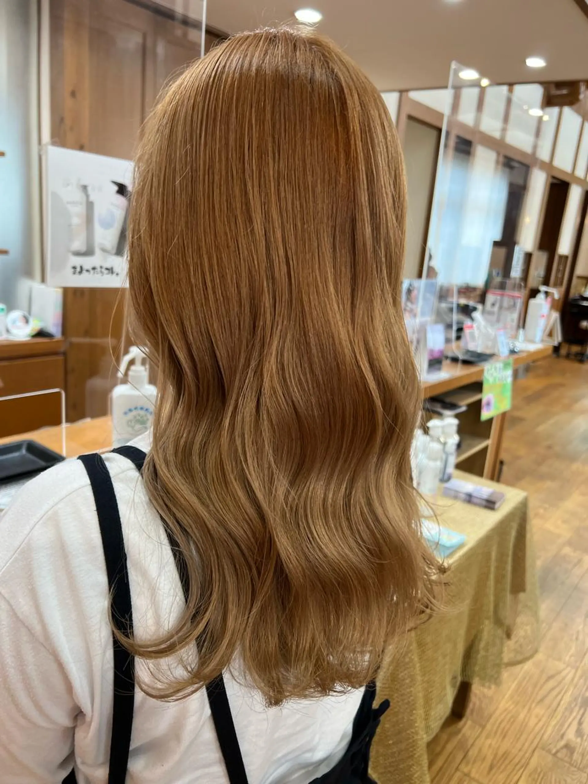 セミロング カラー パーマ Artist 藤﨑紘成のヘアスタイル