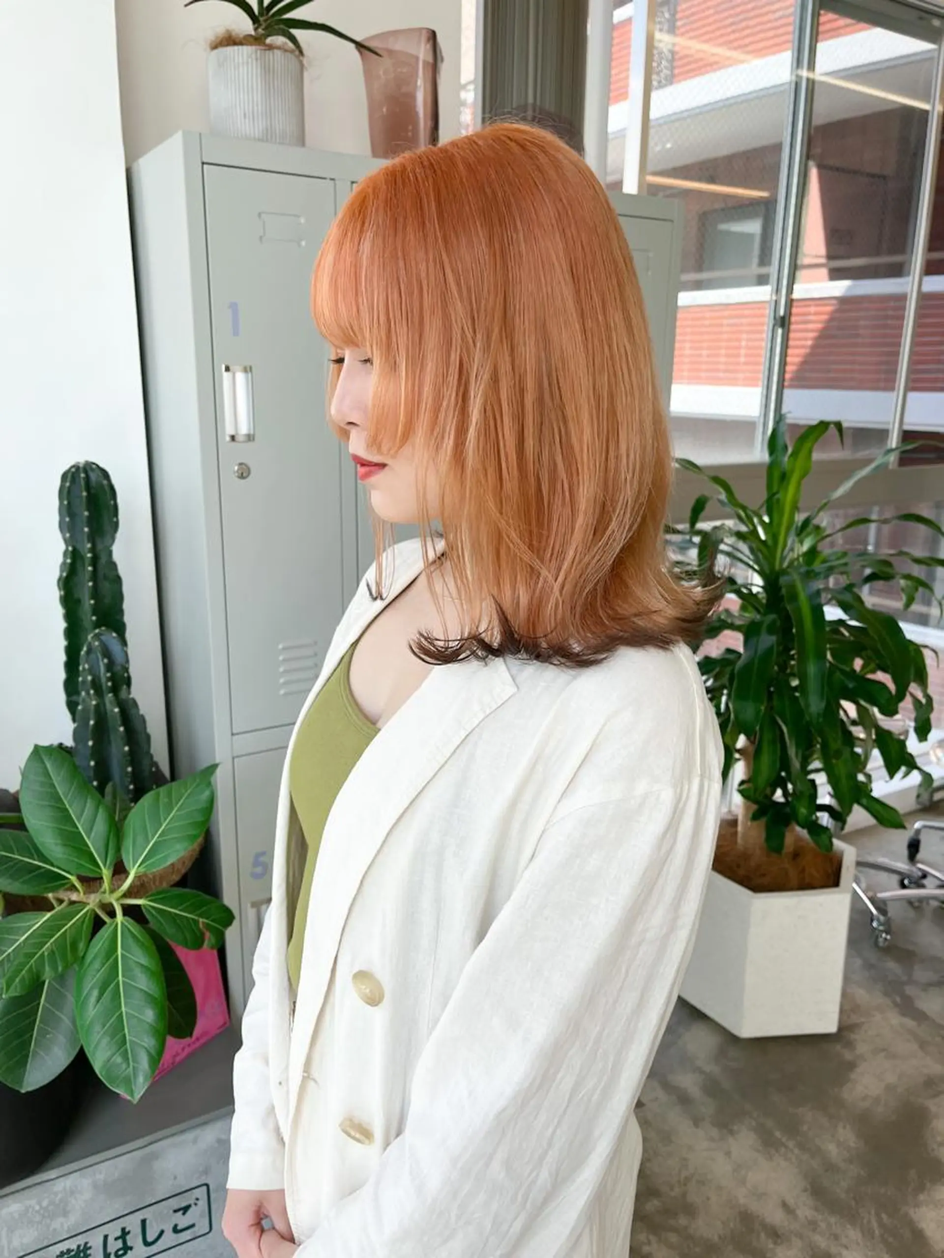 ミディアム カラー パーマ ヘアアレンジ メンズ ハイトーン/顔まわり Nina💒のヘアスタイル