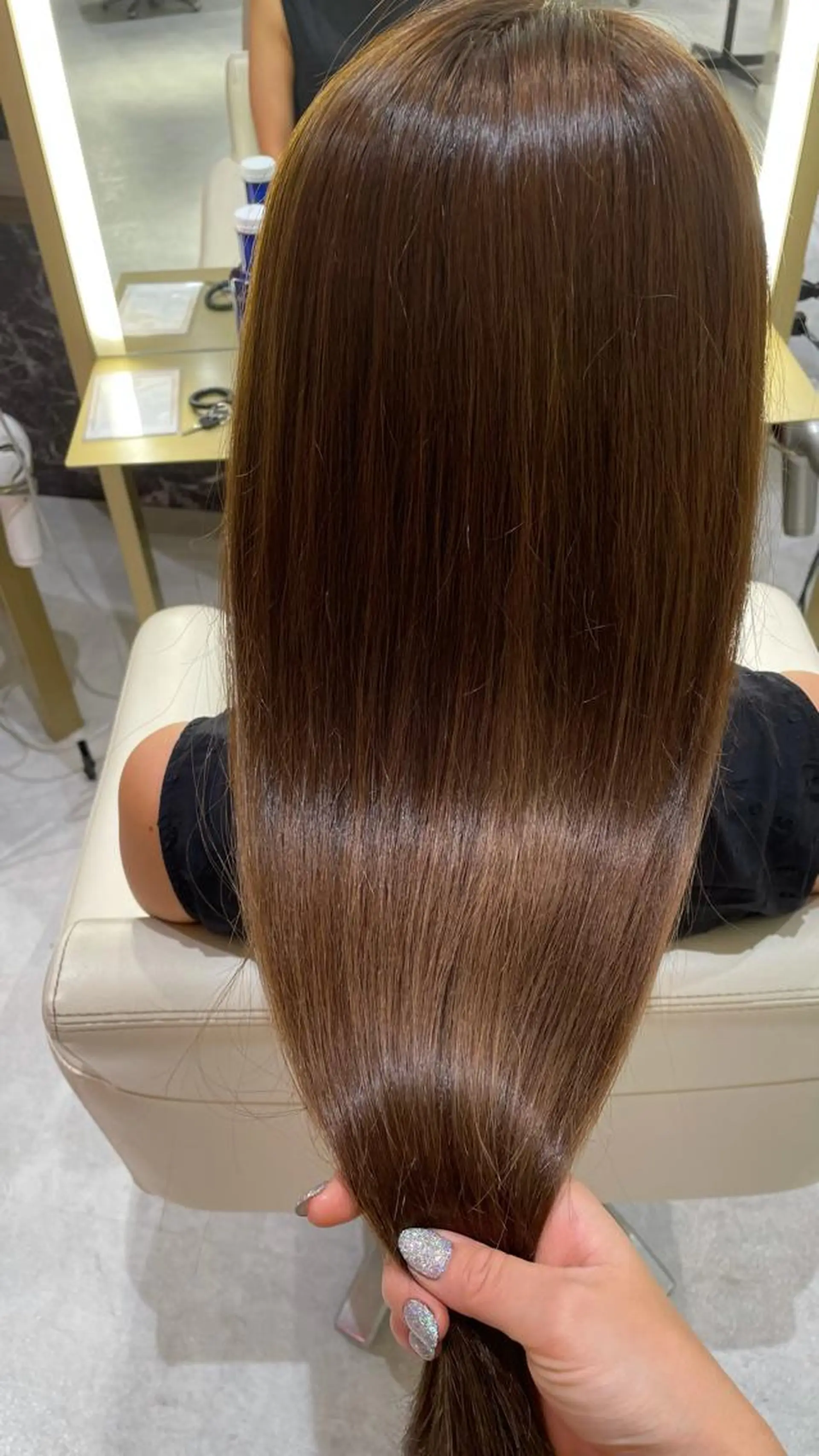 ロング パーマモデル募集🌈 森脇帆南のヘアスタイル