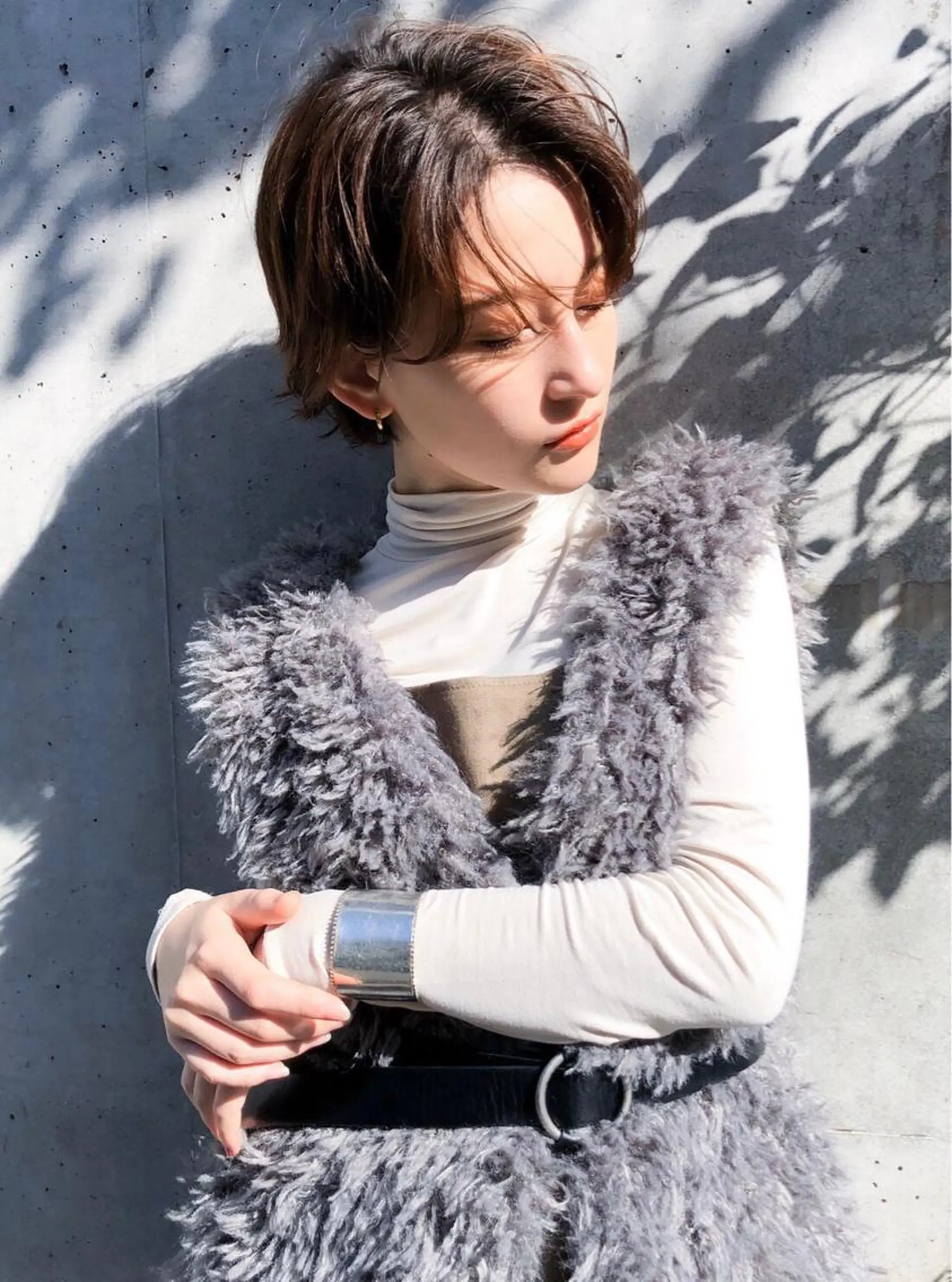 ショート カラー パーマ 似合わせカット ショートヘア カット トリートメント Chlom🌿Top Stylist沖田のヘアスタイル