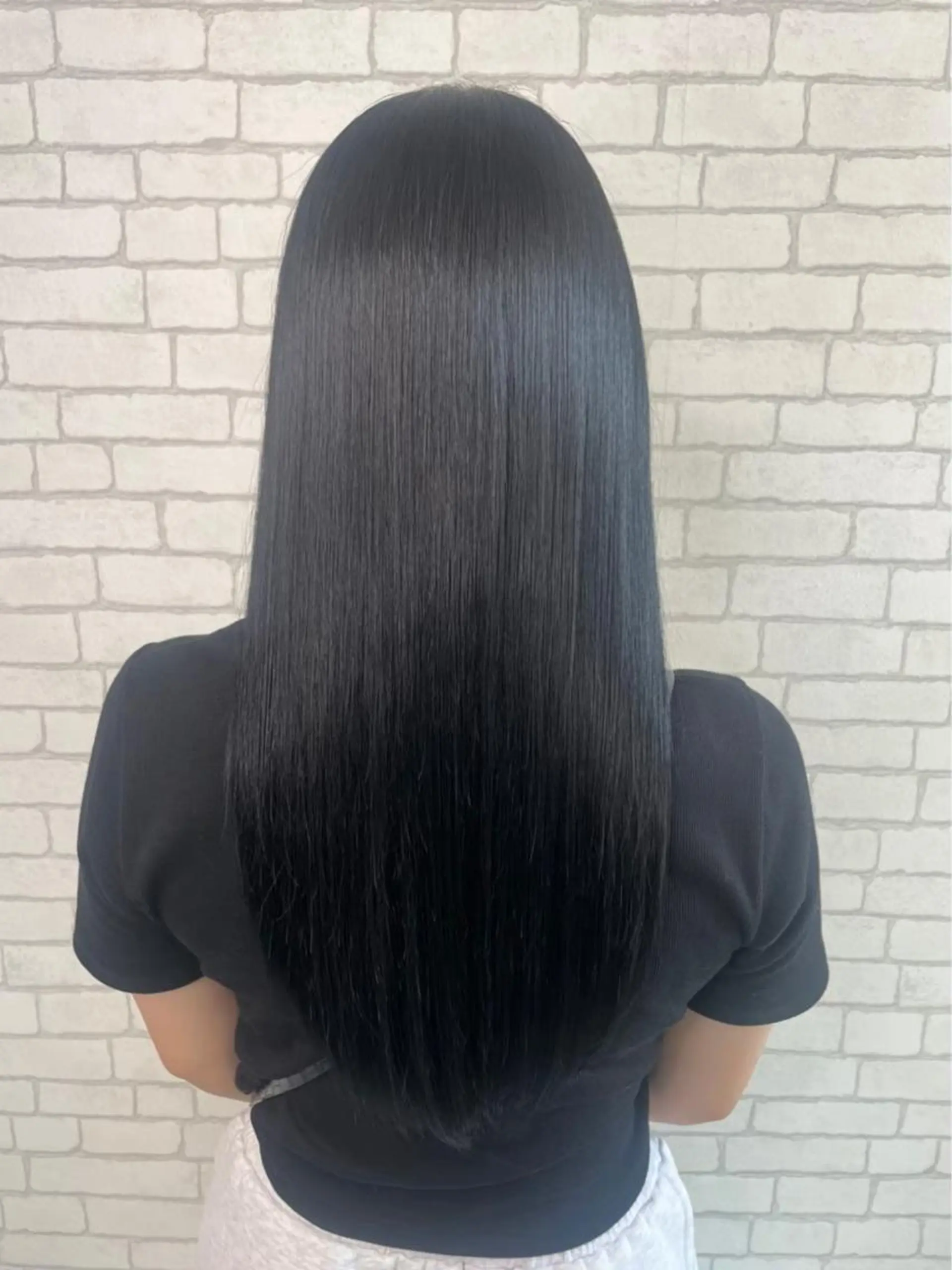 ロング カット 縮毛矯正 トリートメント 【溝の口の艶髪の神様 】田仲雄大のヘアスタイル