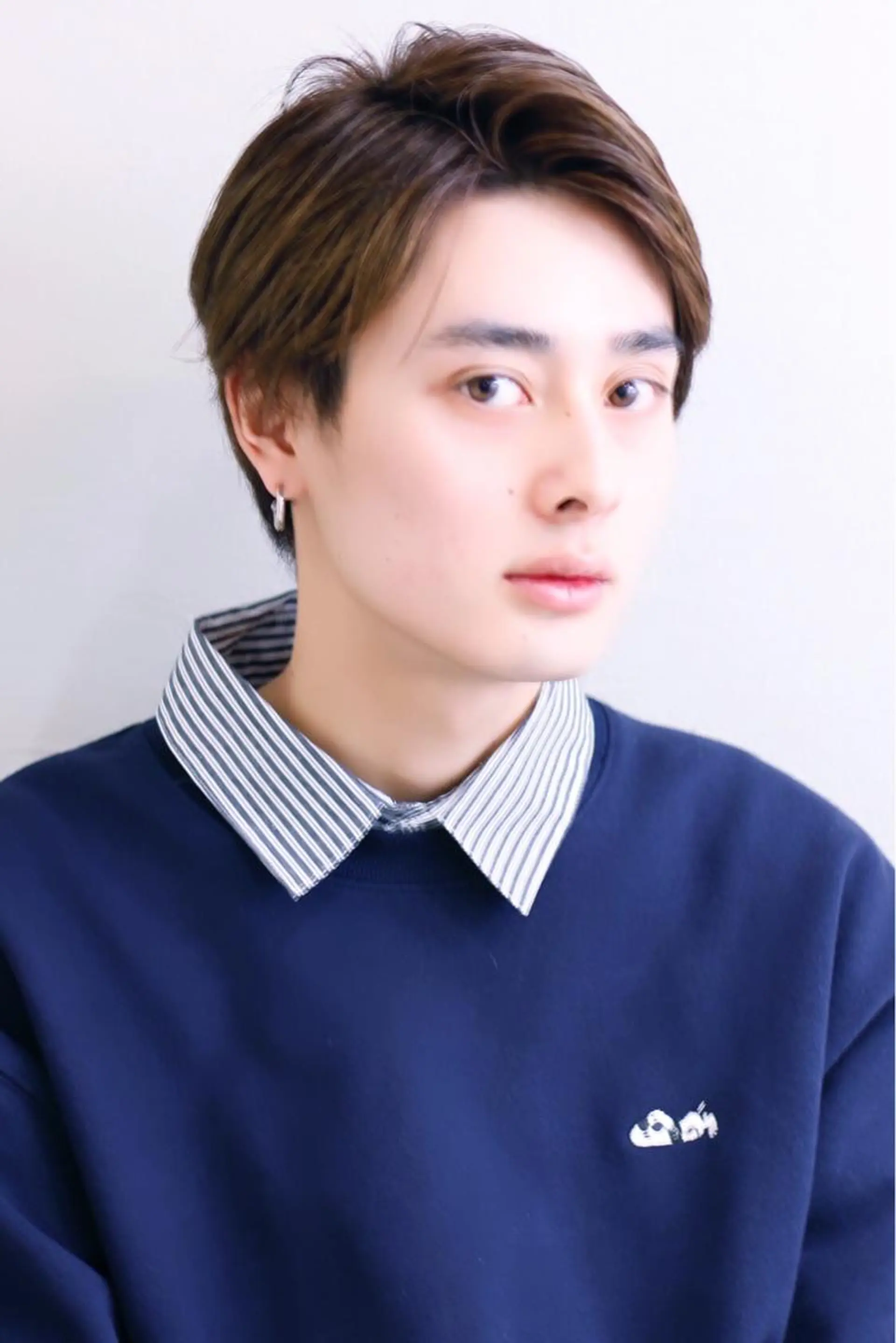 メンズ ビジネス 髪質改善\艶髪カラー 💐園田さやかのヘアスタイル