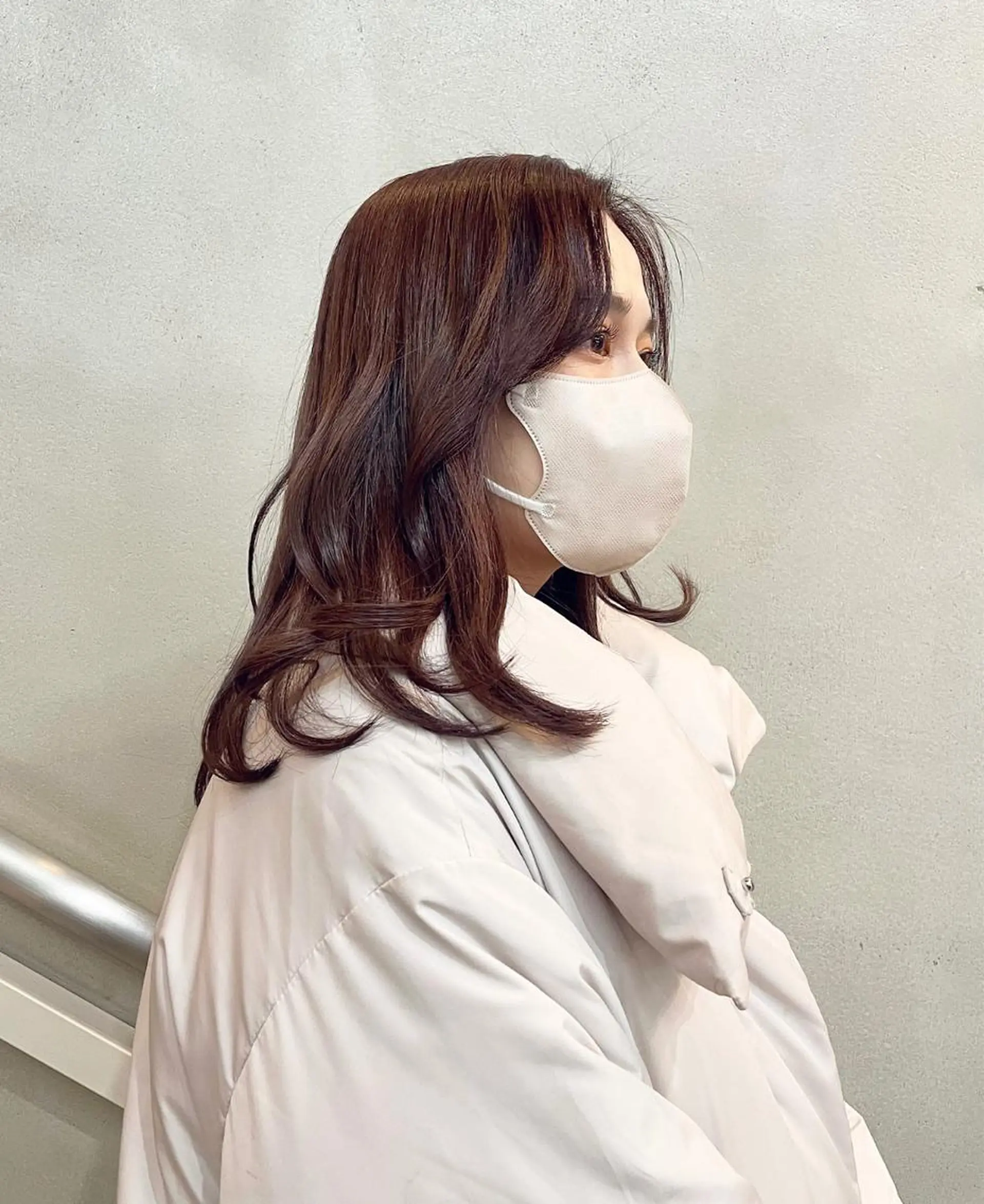 ロング 佐藤 永夏のヘアスタイル