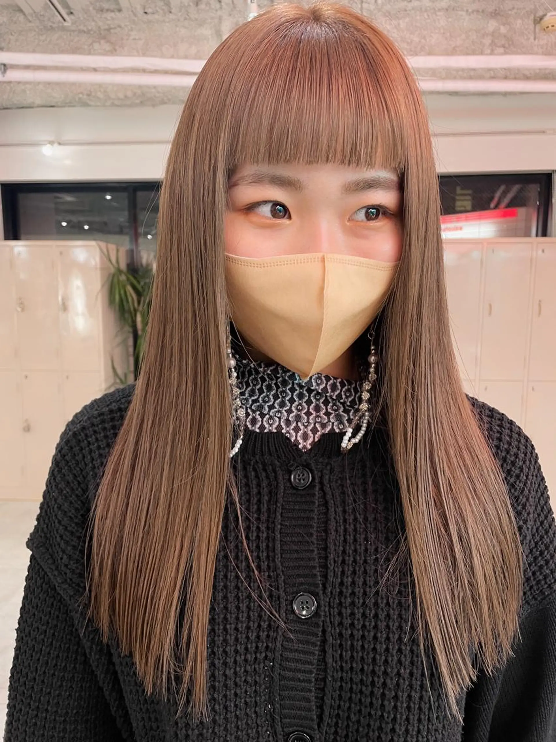 ミディアム カラー 💖美髪矯正💖 辻未侑のヘアスタイル