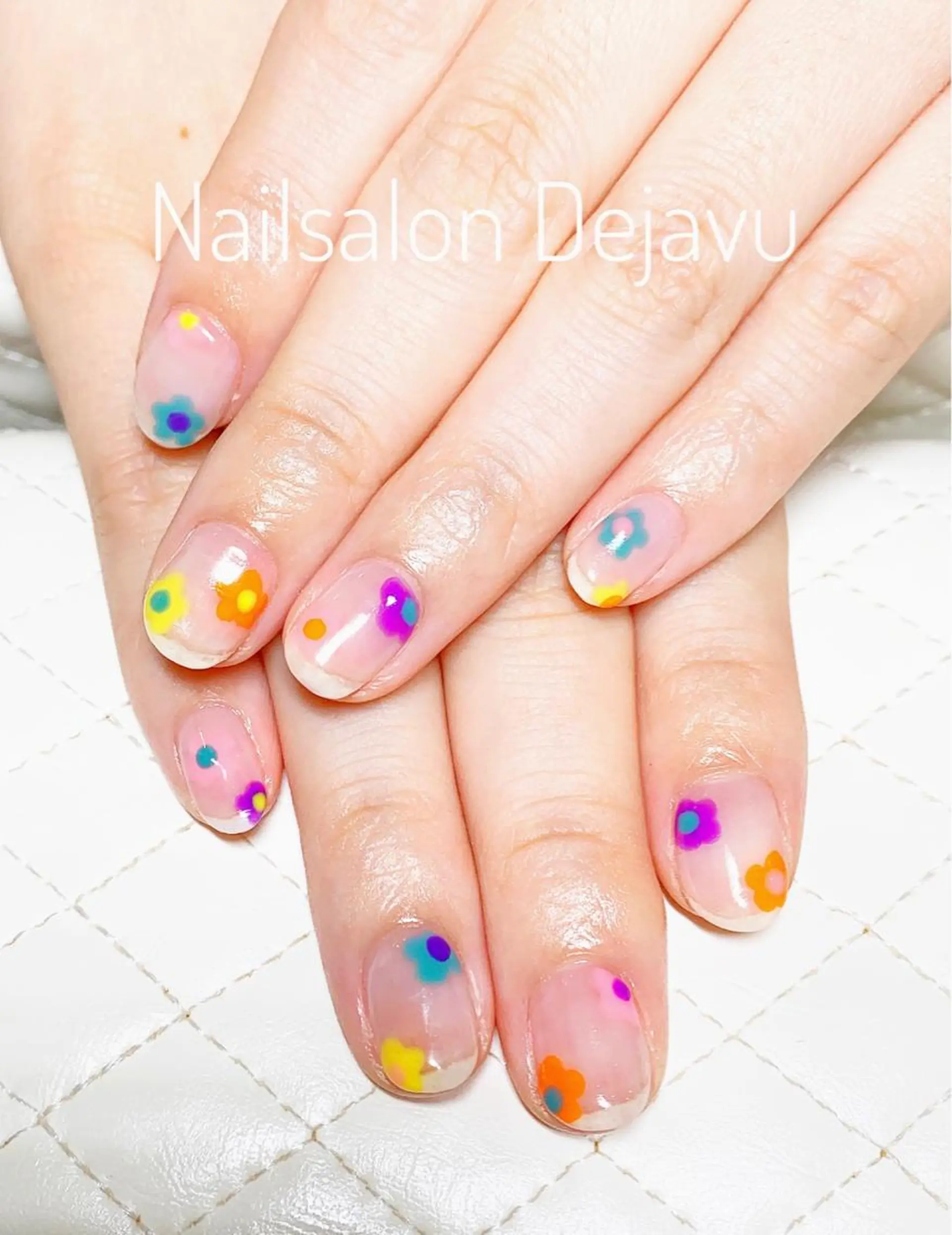 ネイル アートネイル クリアネイル フラワーネイル 持ち込み Dejavu所属・Nail salon Dejavu 🌿のネイルデザイン