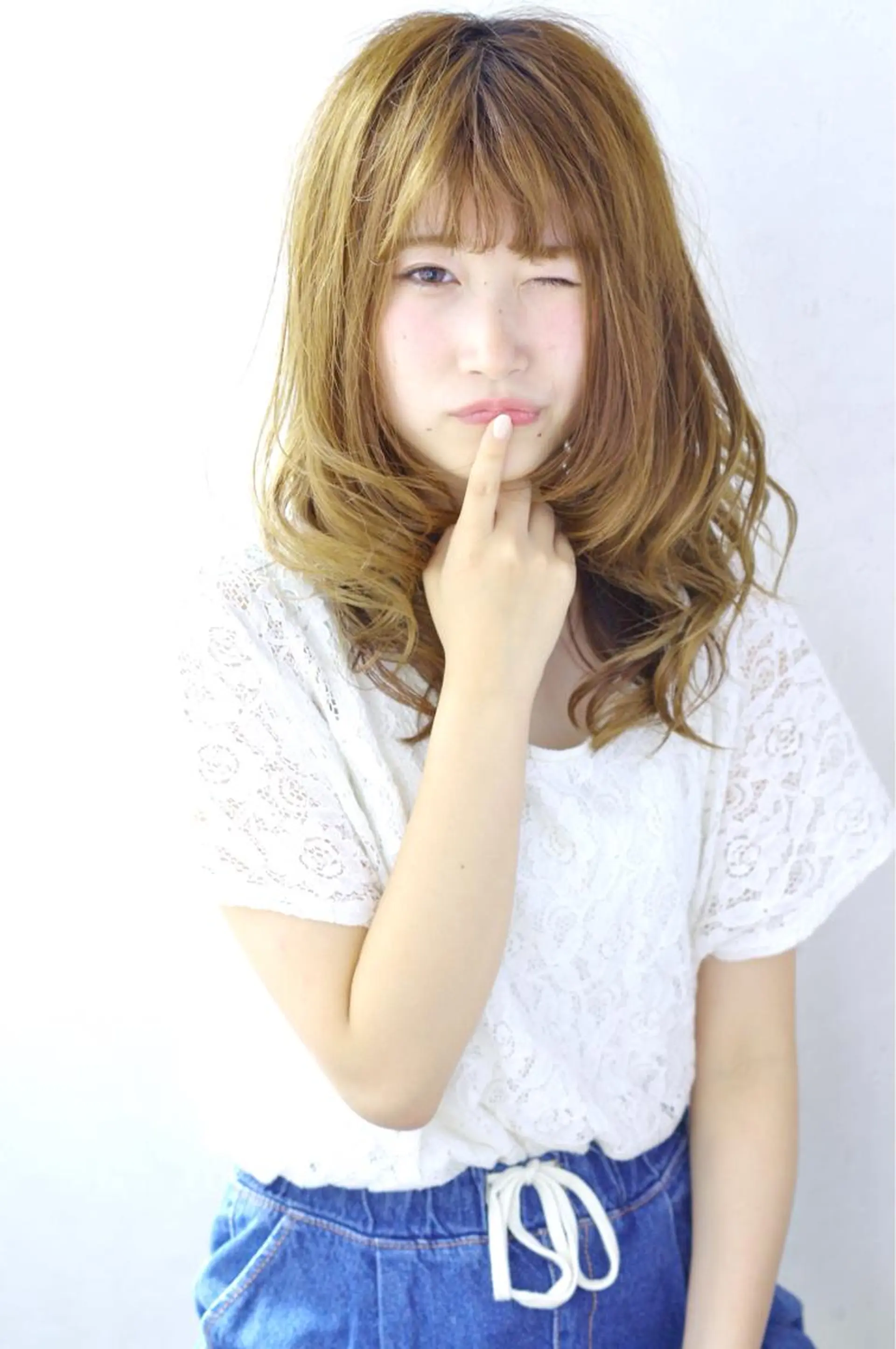 セミロング カラー 💎髪質改善💎 デザイナーshinのヘアスタイル