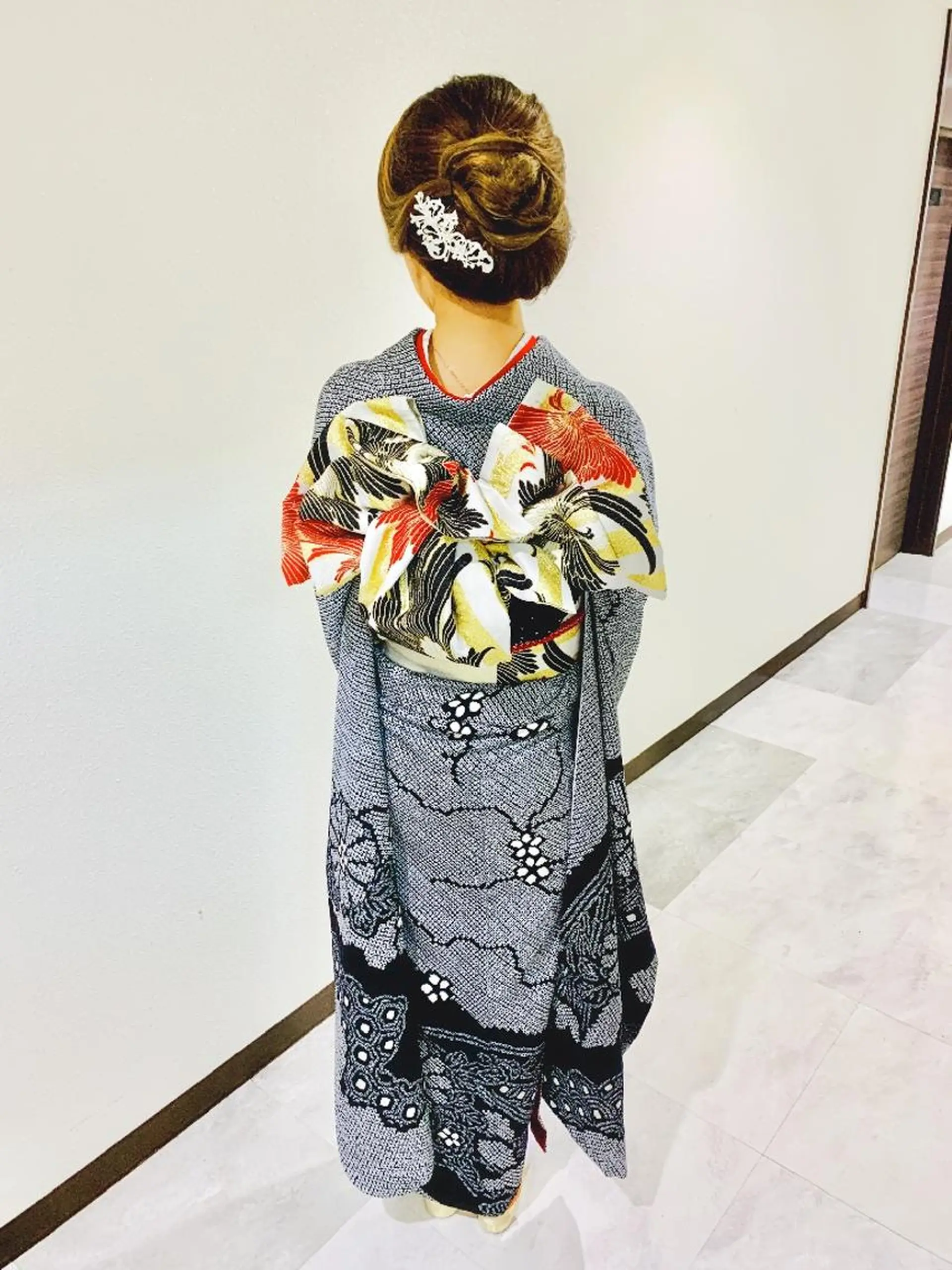 ロング ヘアアレンジ 着付け Hair&Make  Delight*のヘアスタイル