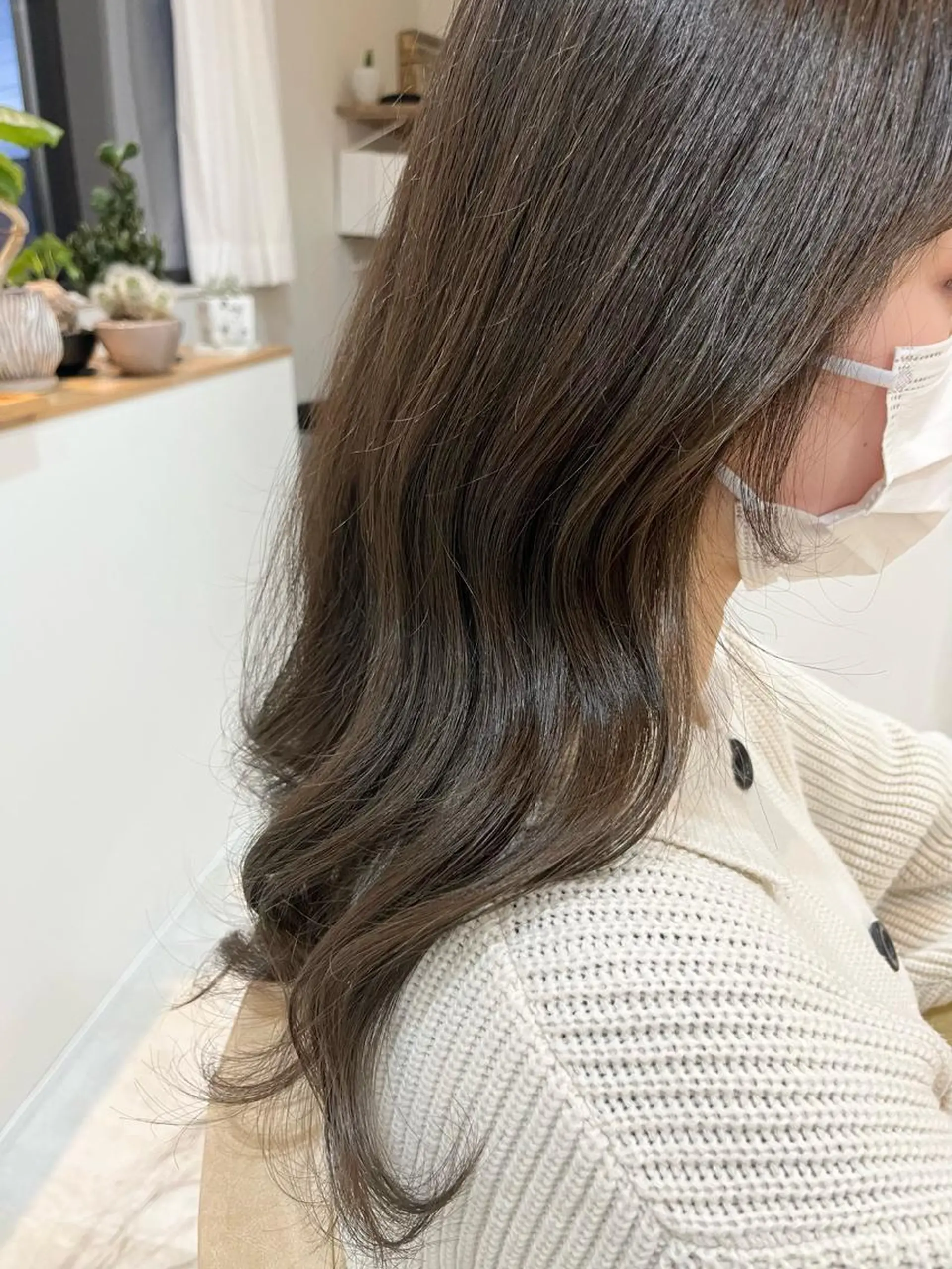 ロング ヘアカラー 加藤 明香里のヘアスタイル
