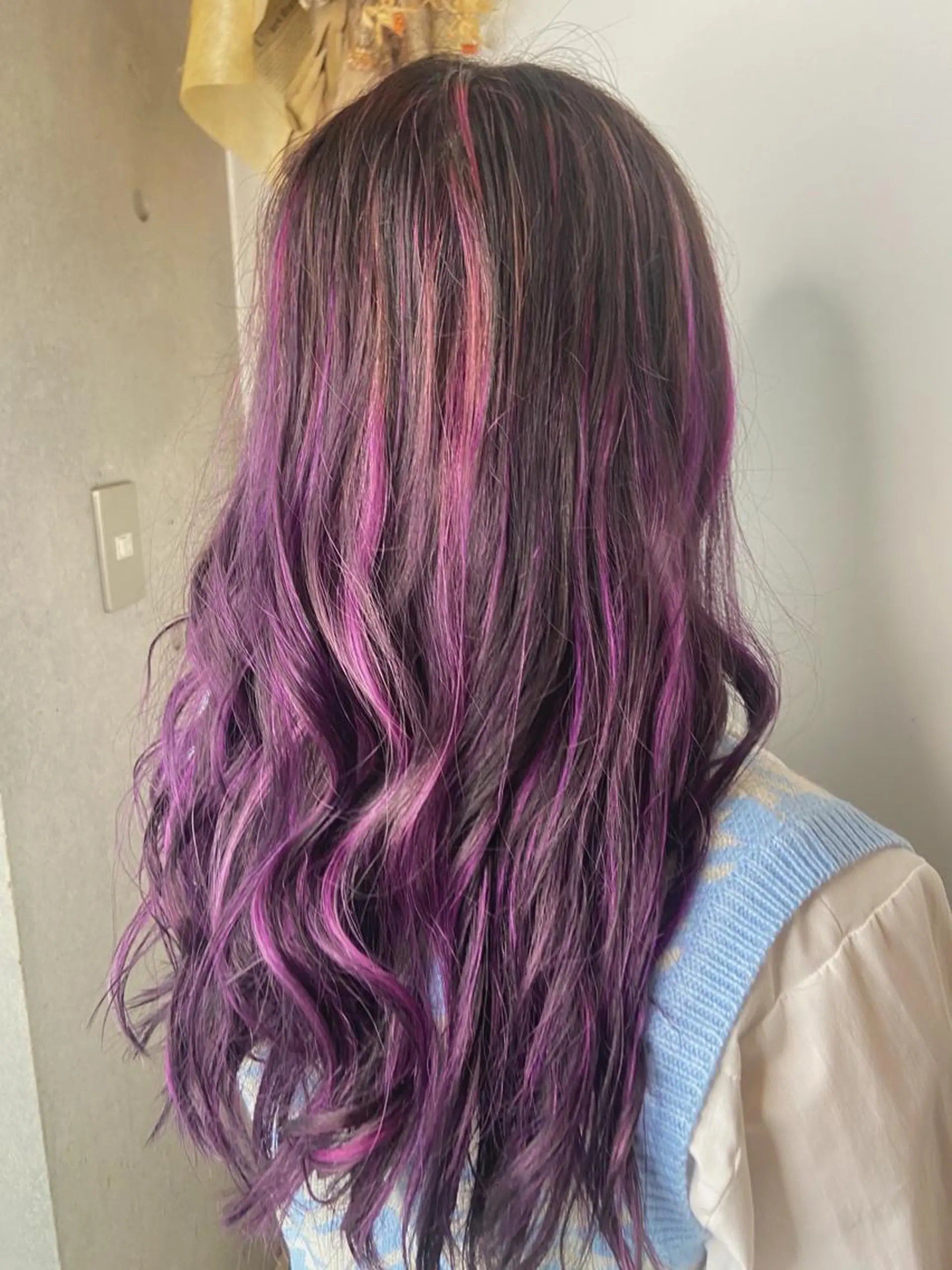 ロング カラー ハイライトカラー ハイライト ヘアカラー 後藤 卓哉のヘアスタイル