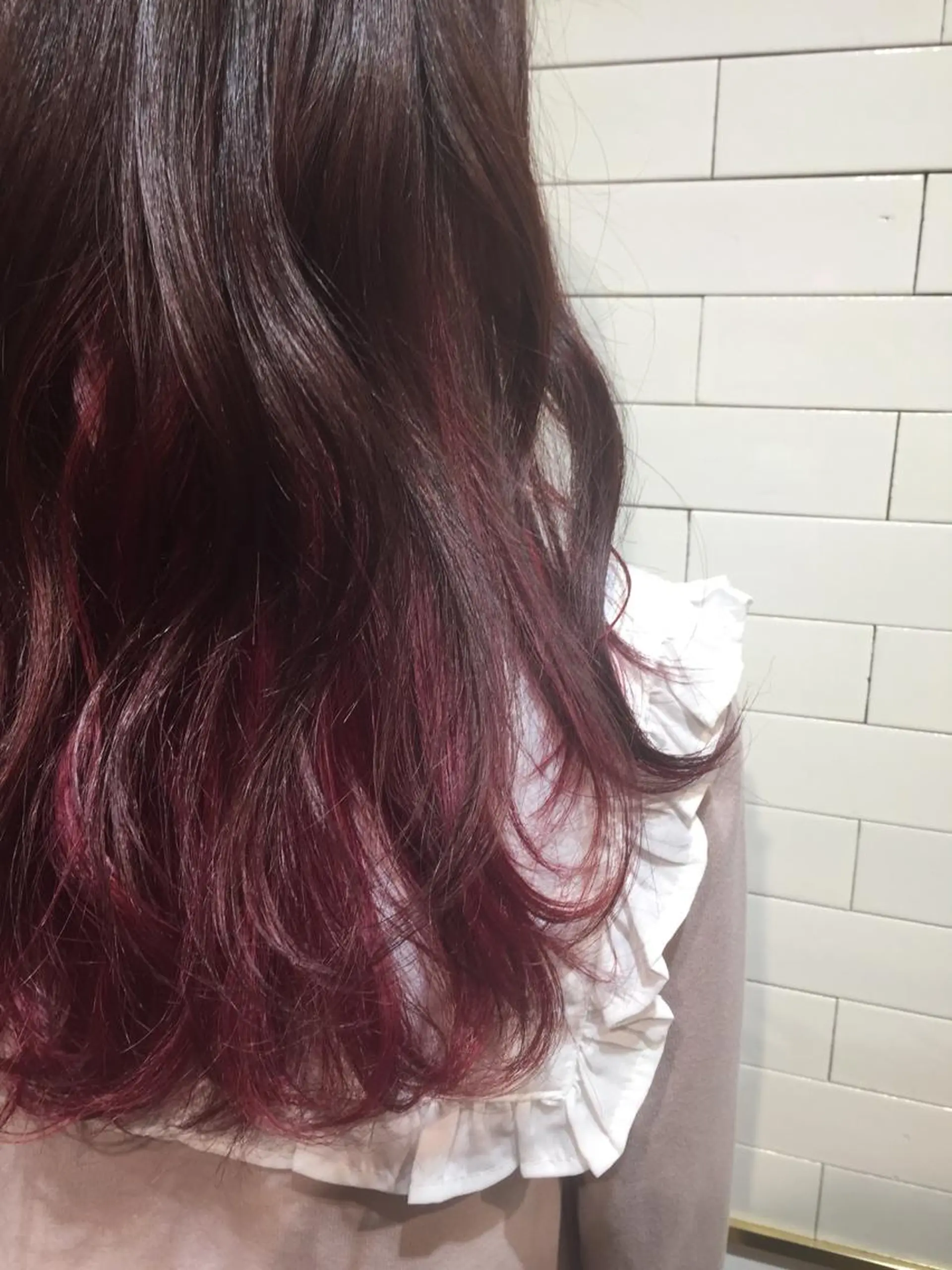 セミロング カラー トップスタイリスト 👑田添幹宜のヘアスタイル