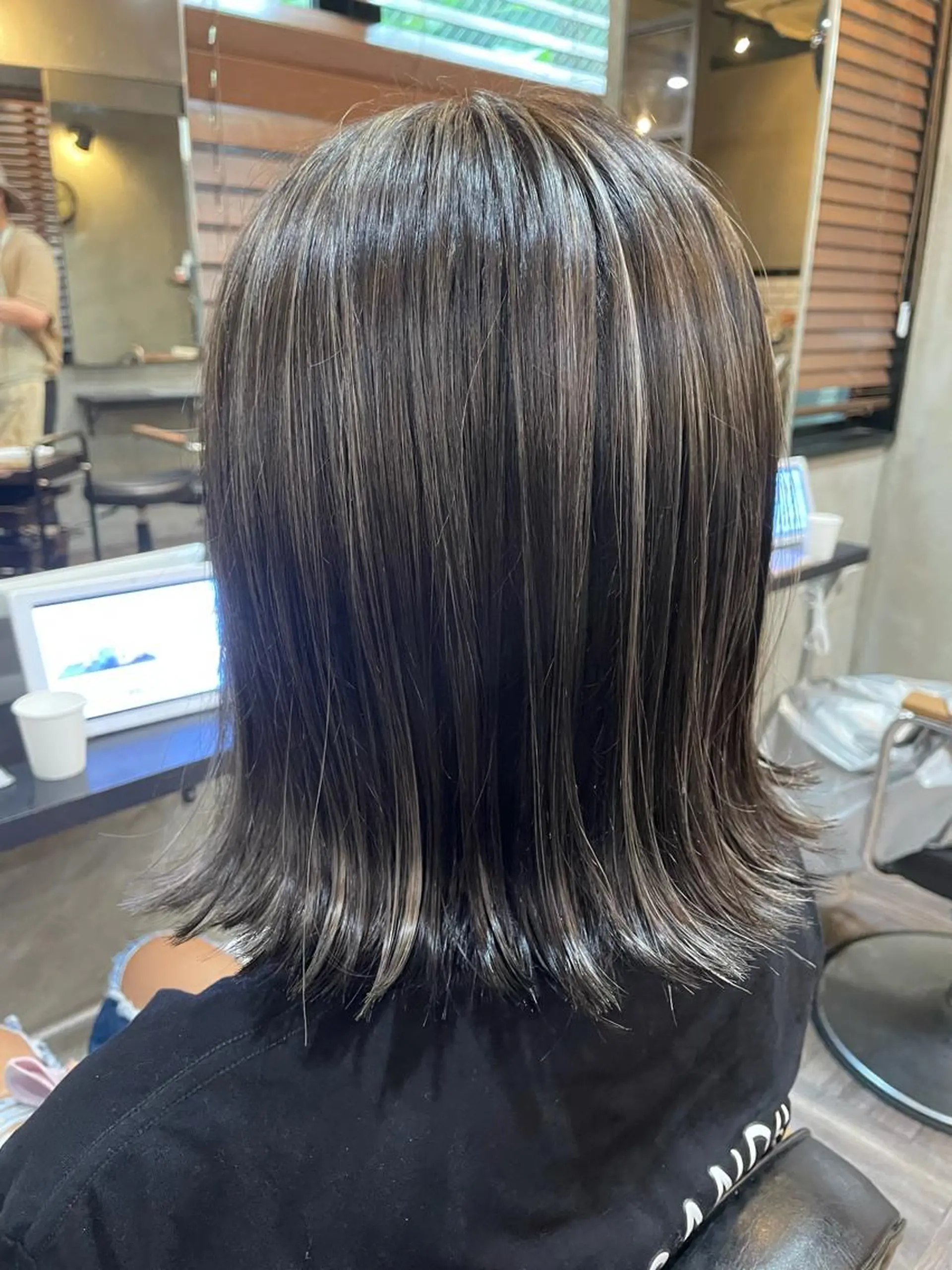 ショート カラー ハイライトカラー ハイライト カット ヘアカラー トリートメント La fith hair shine所属・La fith 店長 城谷颯人のヘアスタイル