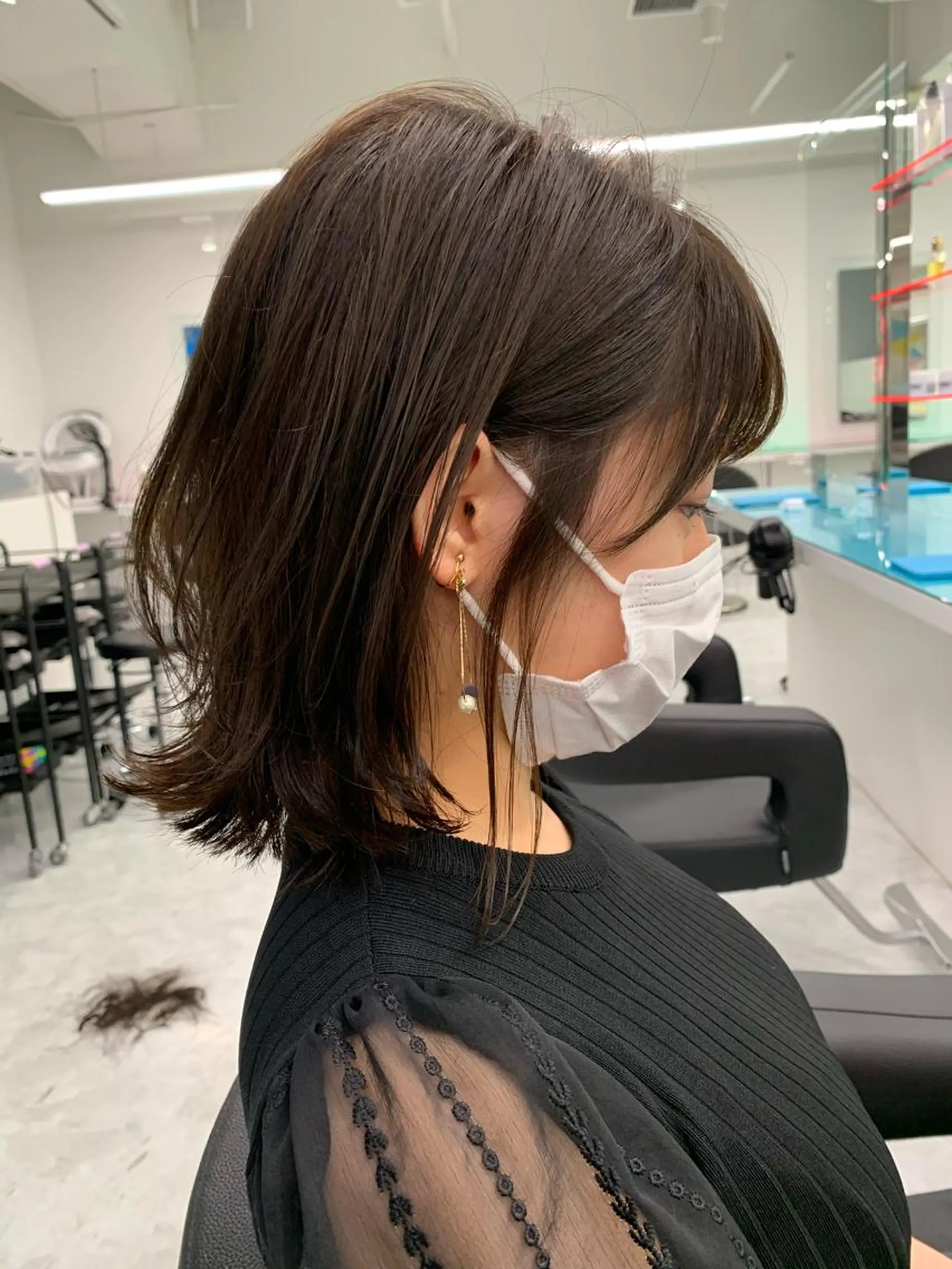 ミディアム カラー 大人かわいい💍🤍 ボブ/ショートボブのヘアスタイル