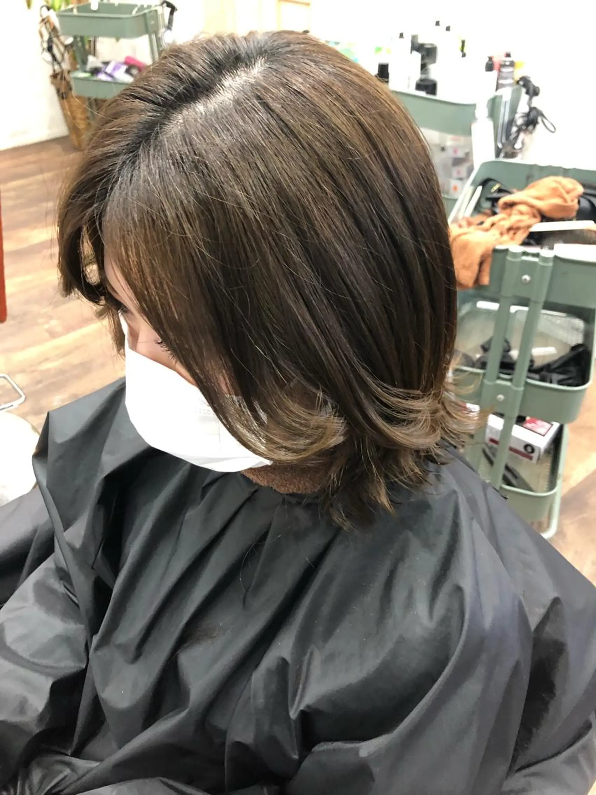 ミディアム 脇谷 拓弥のヘアスタイル