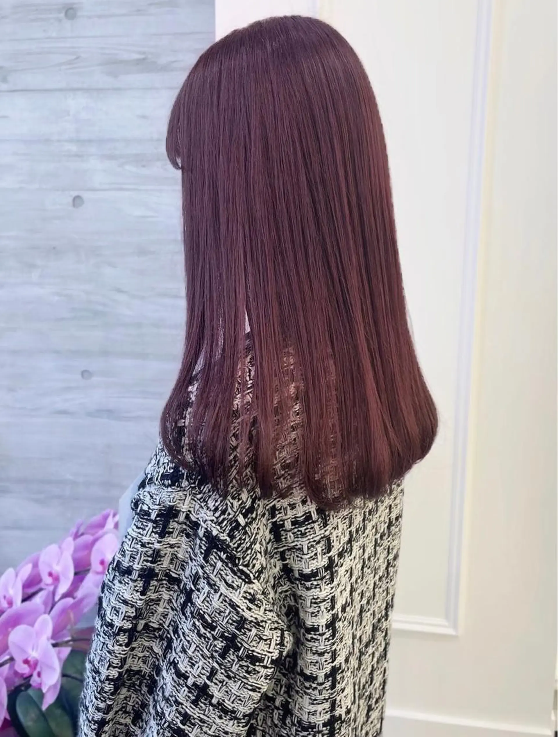 セミロング カラー GOODDAY ヘアサロンのヘアスタイル