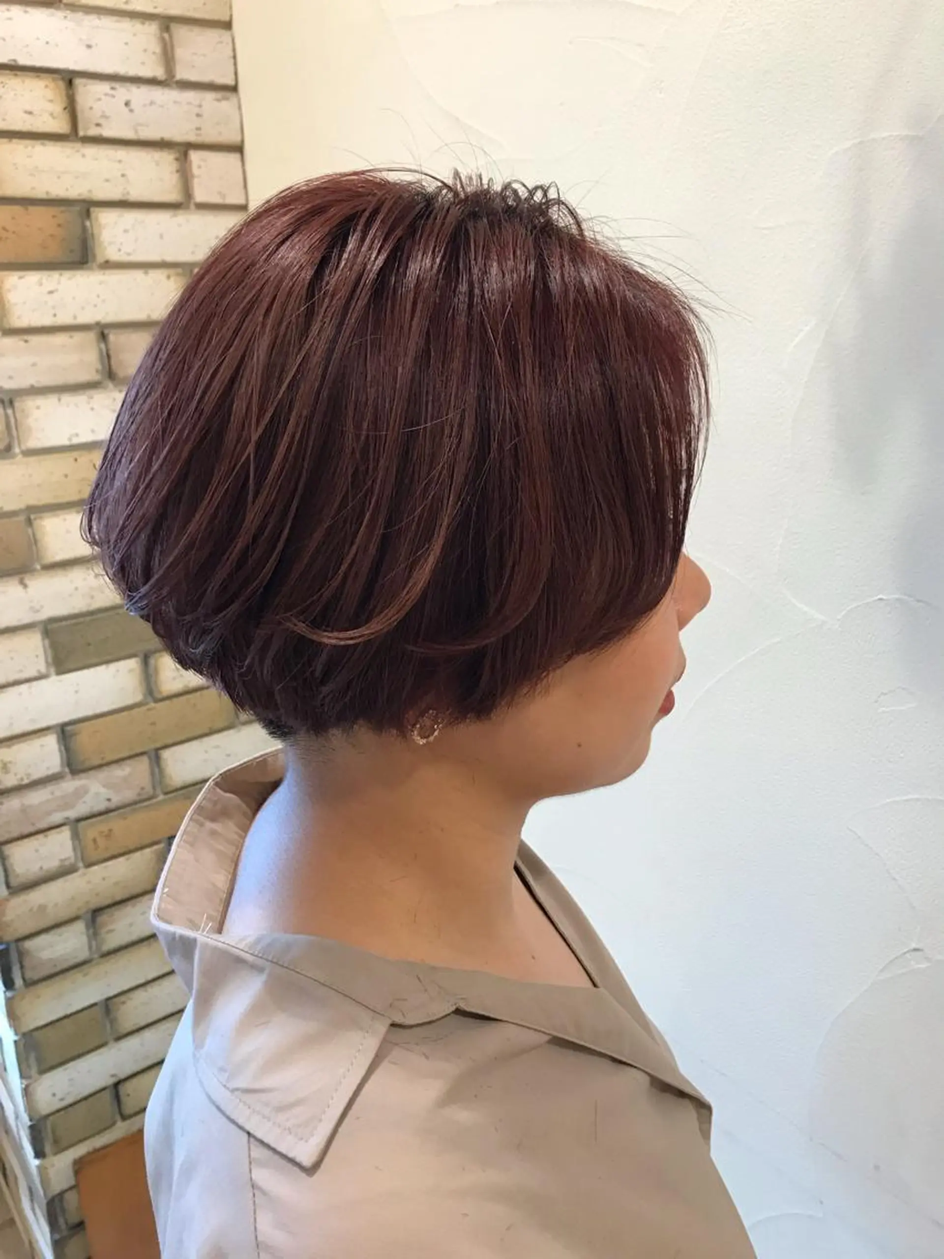 ショート 透明感カラー・ 髪質改善🩵イケダのヘアスタイル