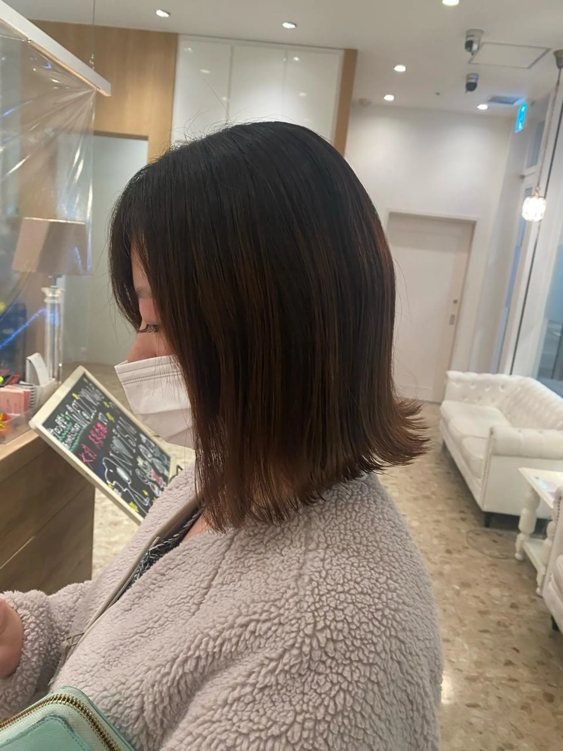 ショート カラー 切りっぱなしボブ ベージュカラー ハイトーンカラー インナーカラー ピンクカラー 🌿レイヤー/ブリー チ/🌿‬JINのヘアスタイル