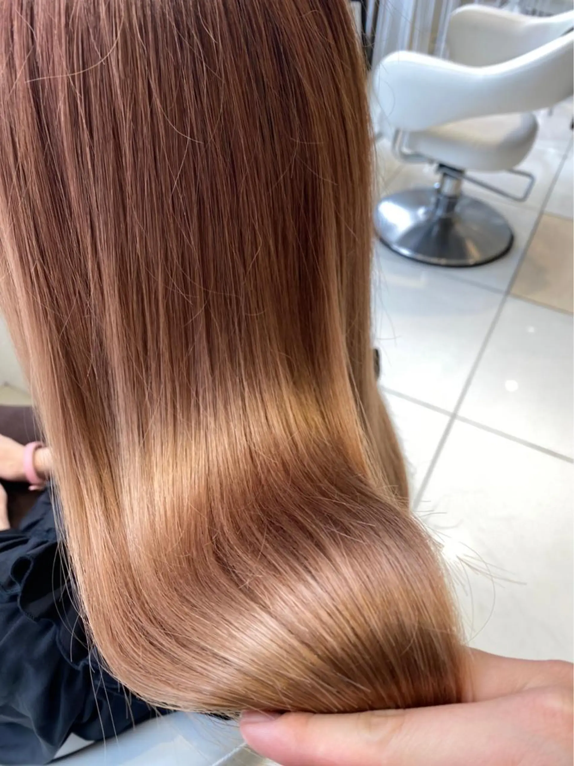 ロング 中谷 明日香のヘアスタイル