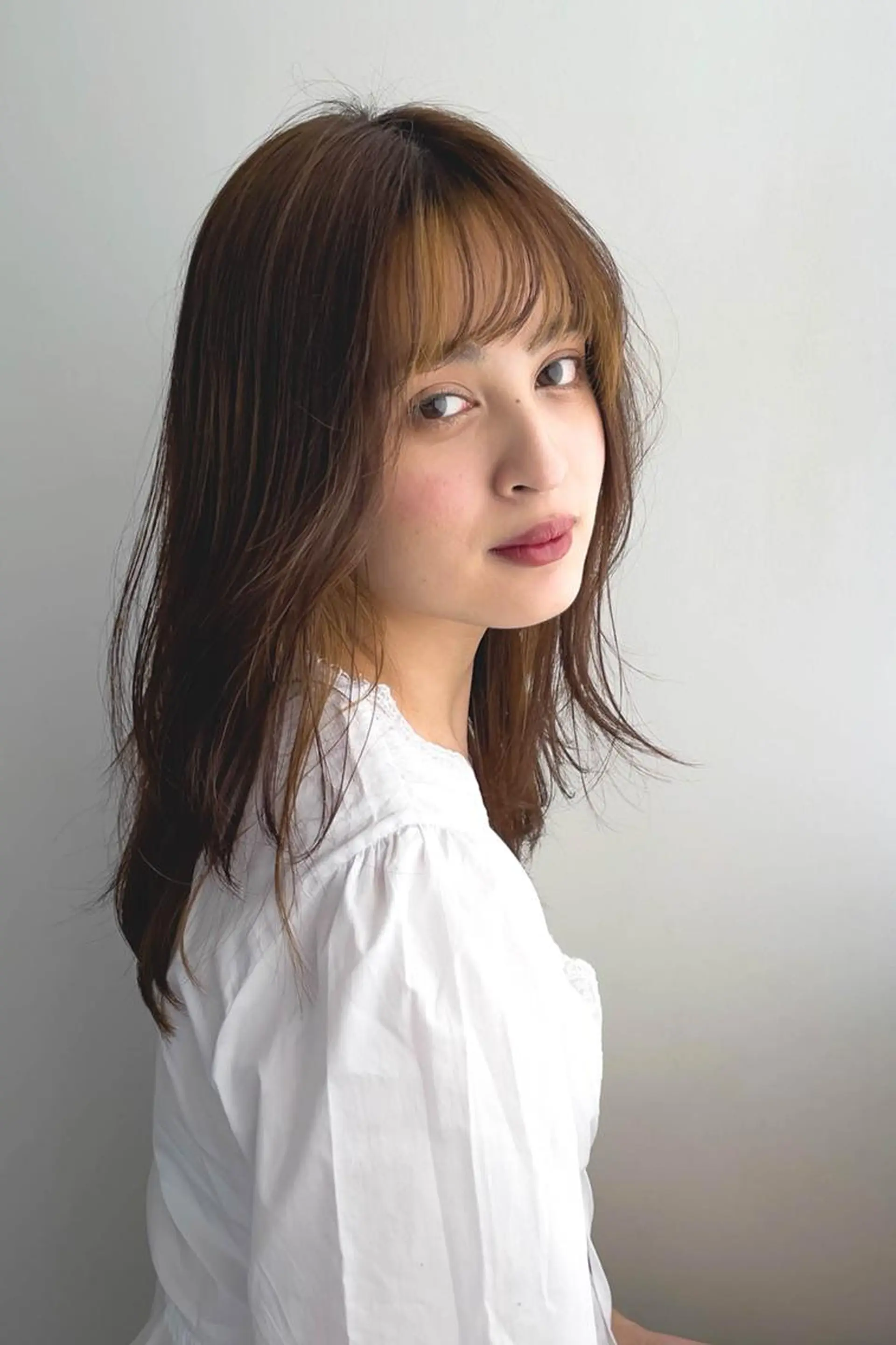 セミロング 渡辺 広宣のヘアスタイル