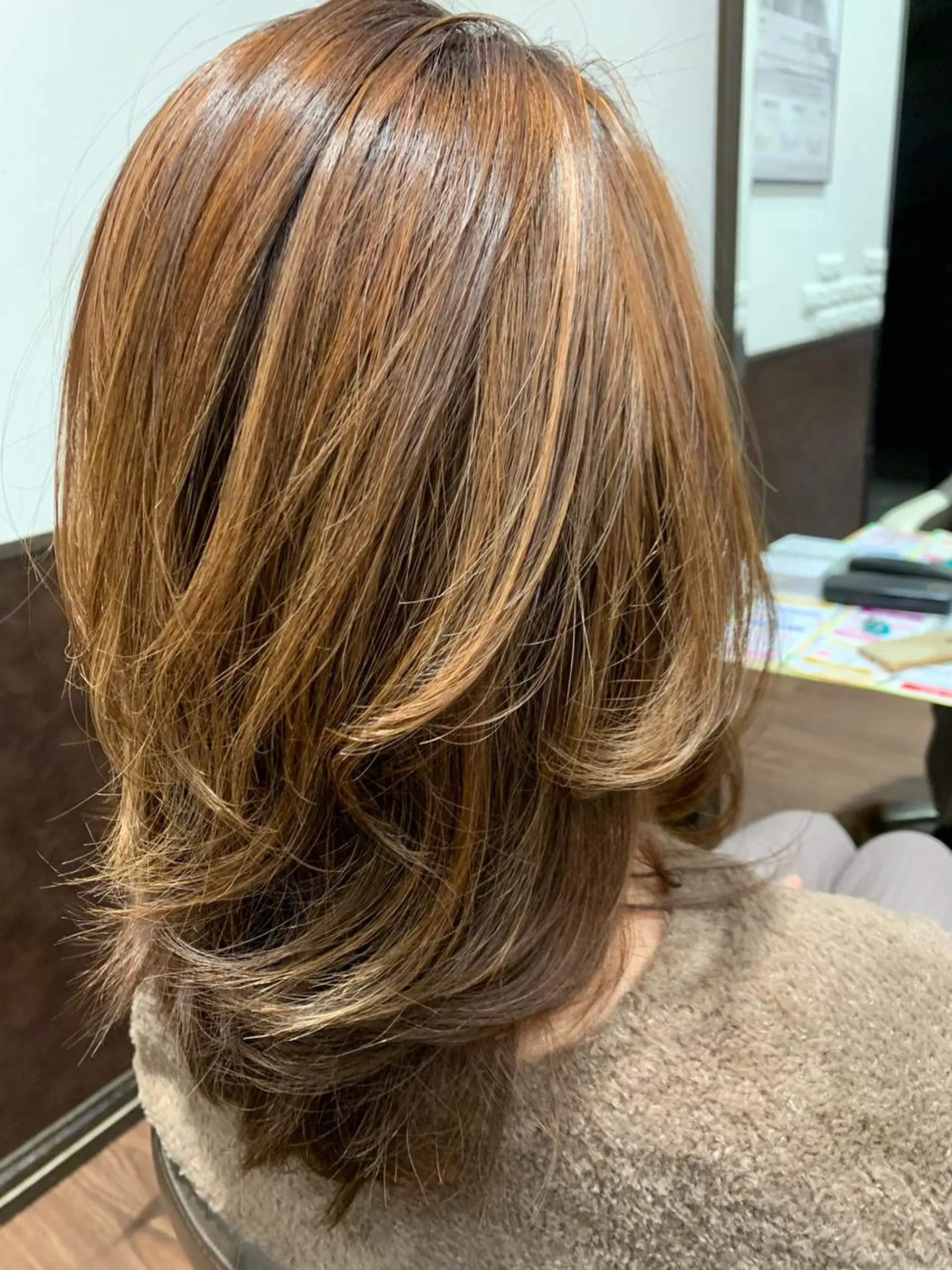 セミロング カラー Ebise Kazunoriのヘアスタイル