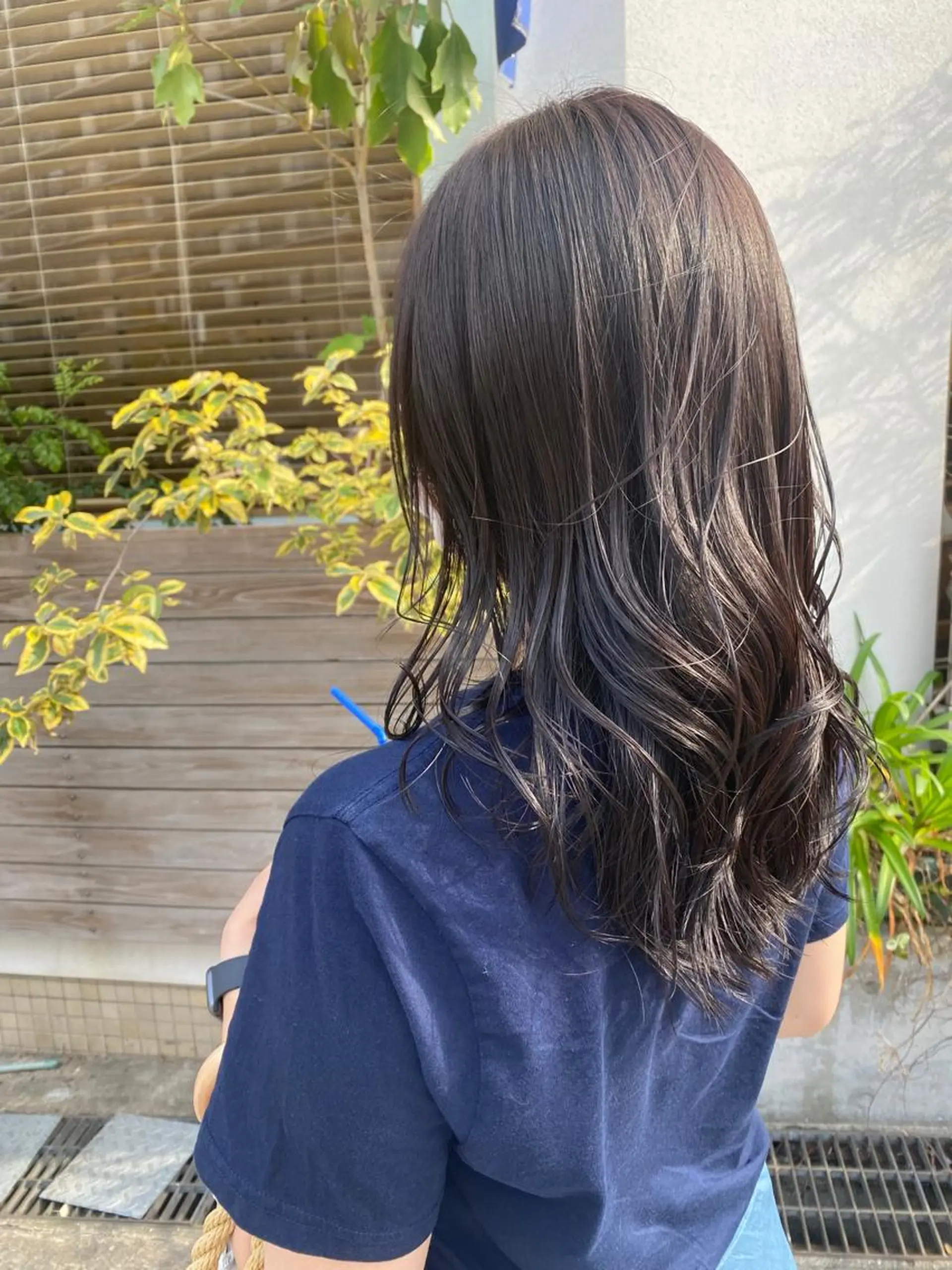 セミロング カラー 髪質改善 大内翔太のヘアスタイル