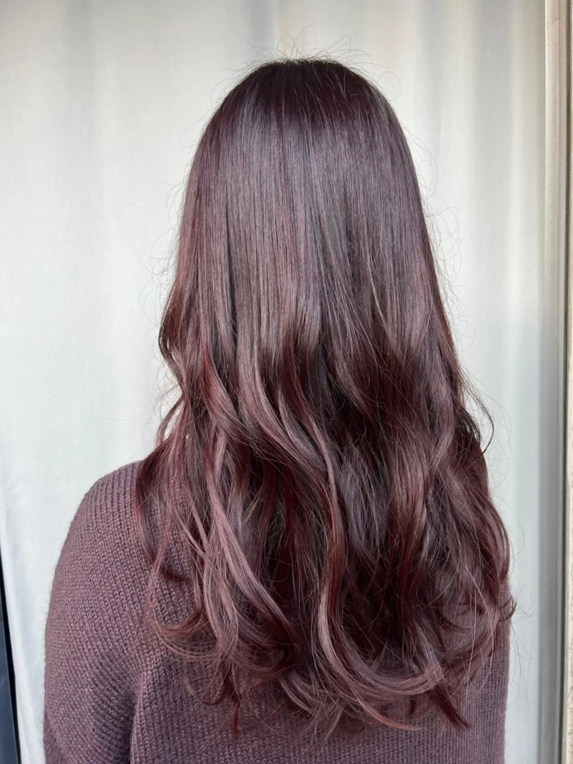 ロング パーマ カラー ヘアアレンジ N° +aero 横浜のヘアスタイル