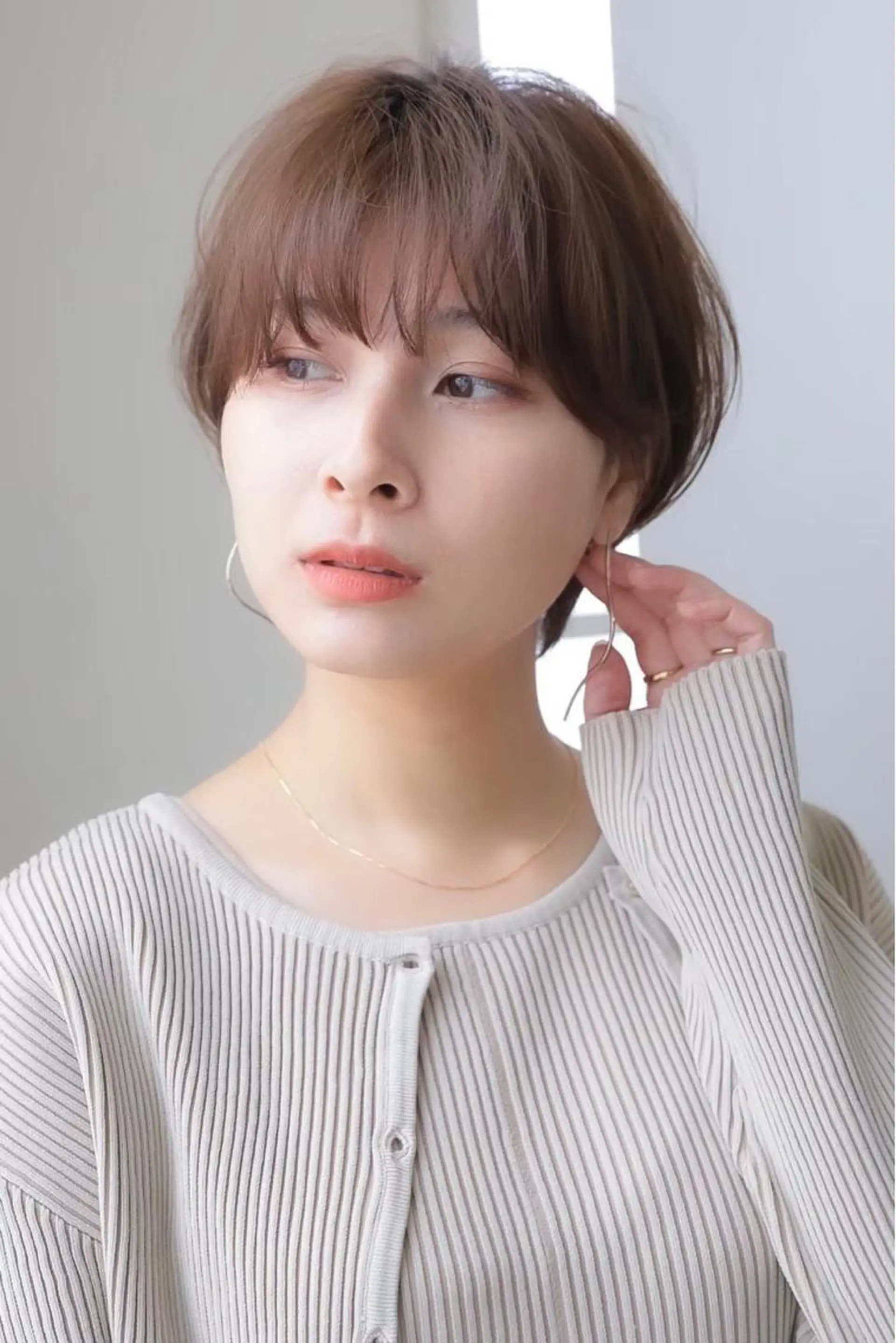 ショート カラー ショートショートボブ うるはのヘアスタイル