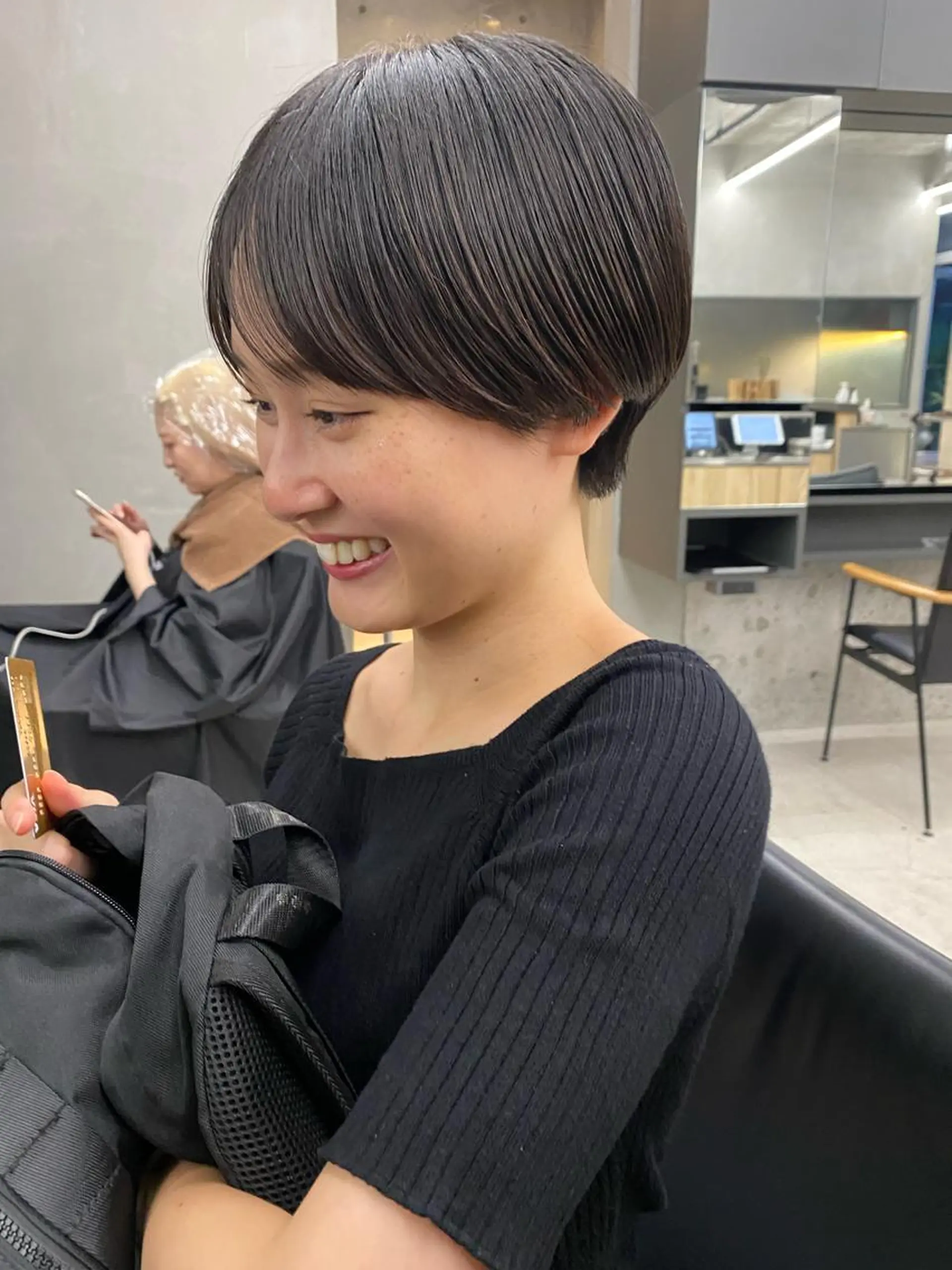 ショート カット トリートメント レイヤー/柔色 カラー/SAkiのヘアスタイル