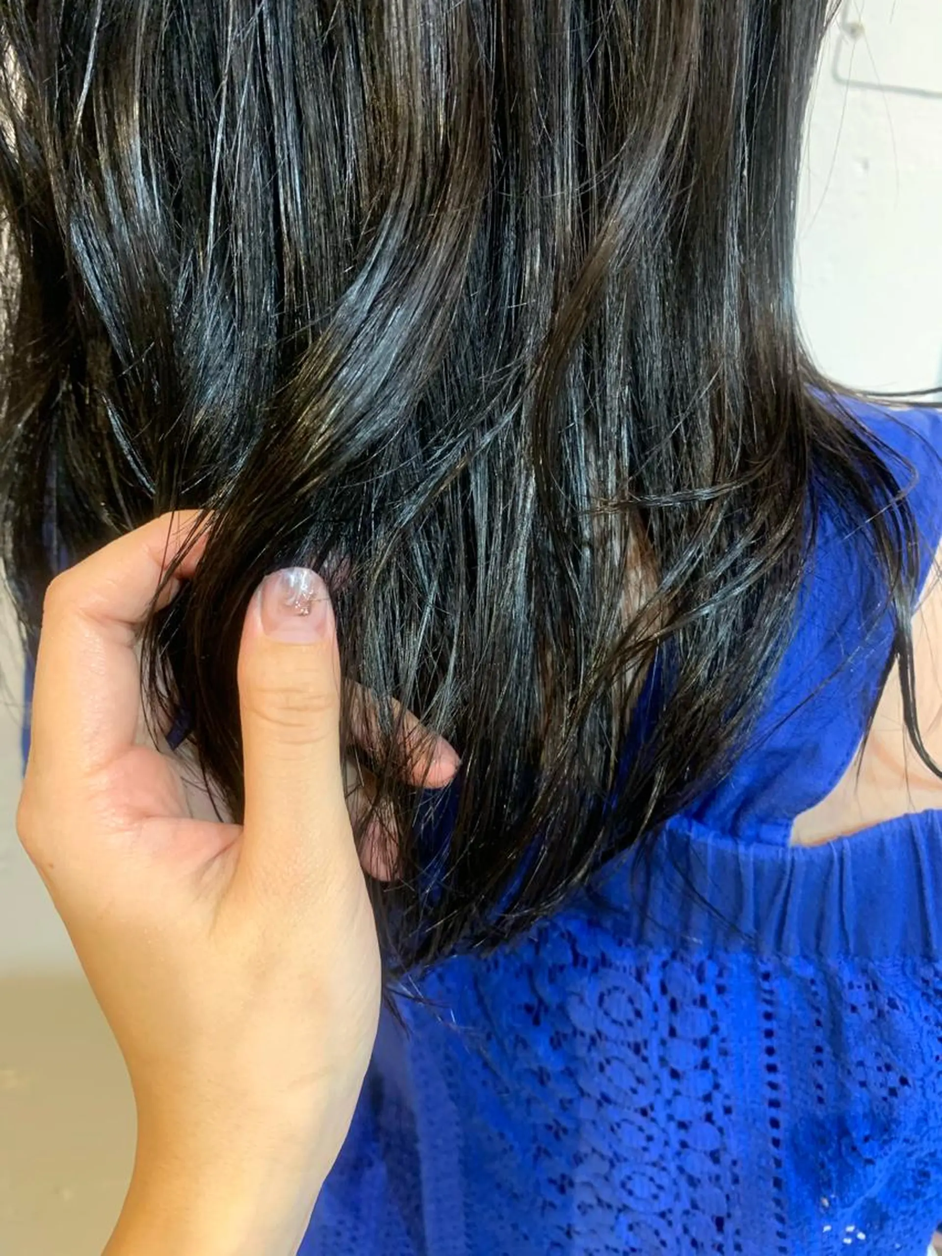 セミロング カラー ヘアアレンジ グレージュ 縮毛矯正 トリートメント GO TODAY シェアサロン 表参道Flos店所属・nishi fuyumiのその他イメージ