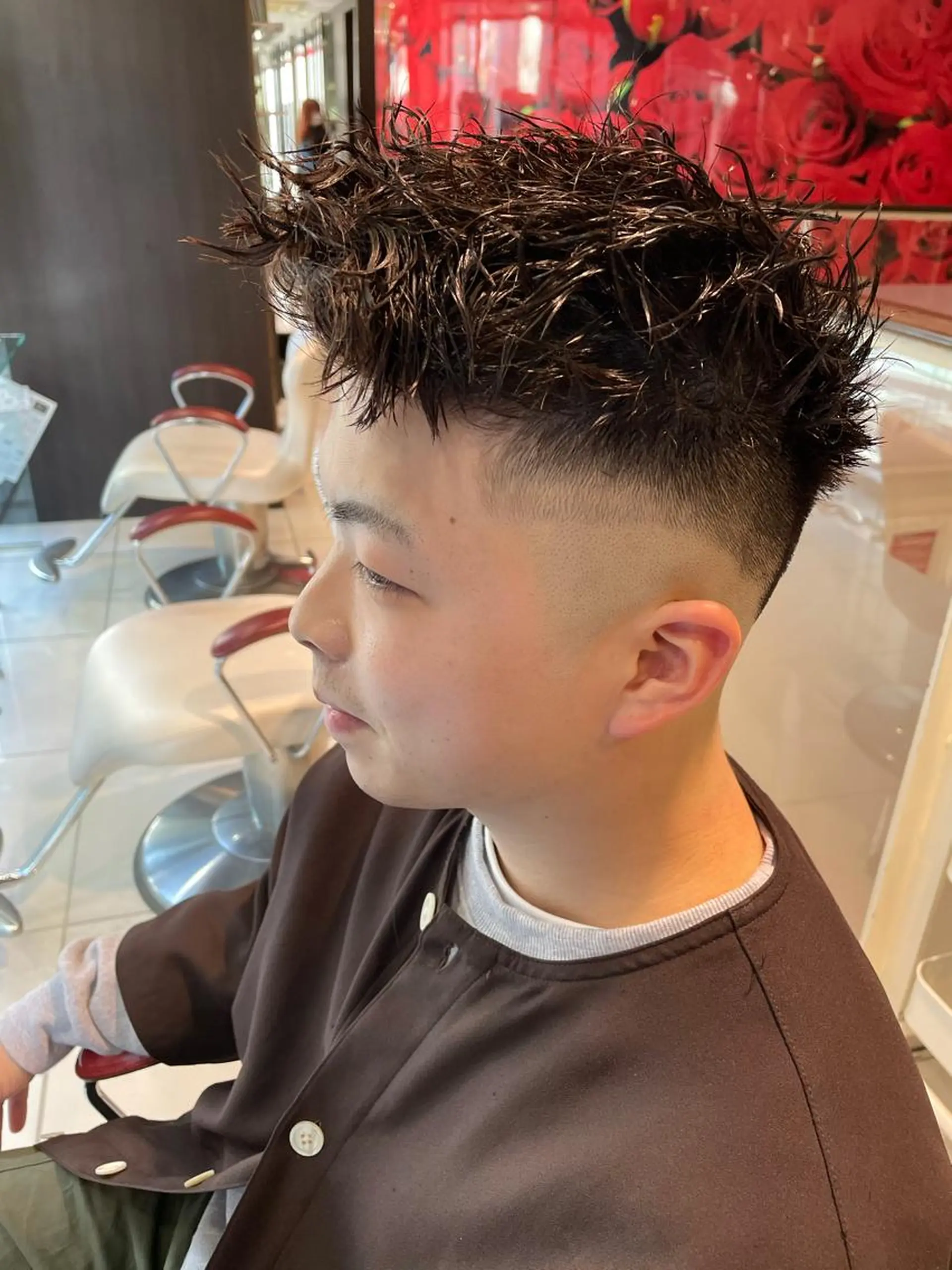 ショート 中島 稔/稲毛メンズパーマのヘアスタイル