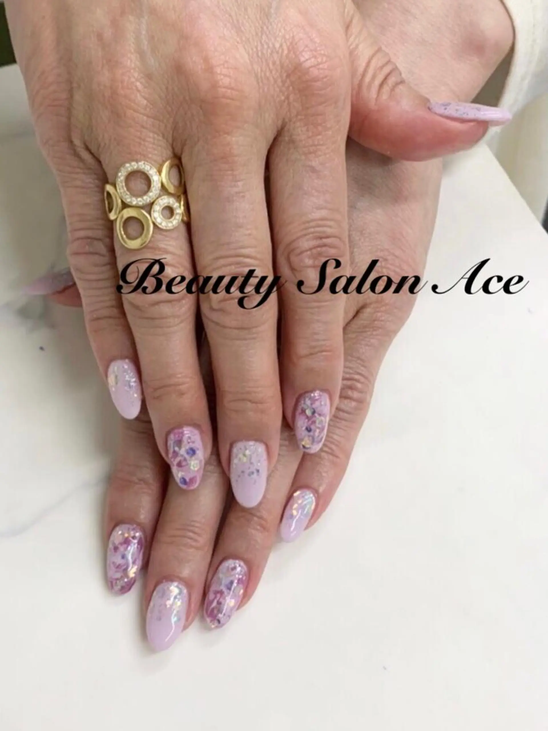 ネイル アートネイル ジェルネイル ラメ(グリッター) 池袋フィルイン Ace♡Nailのネイルデザイン
