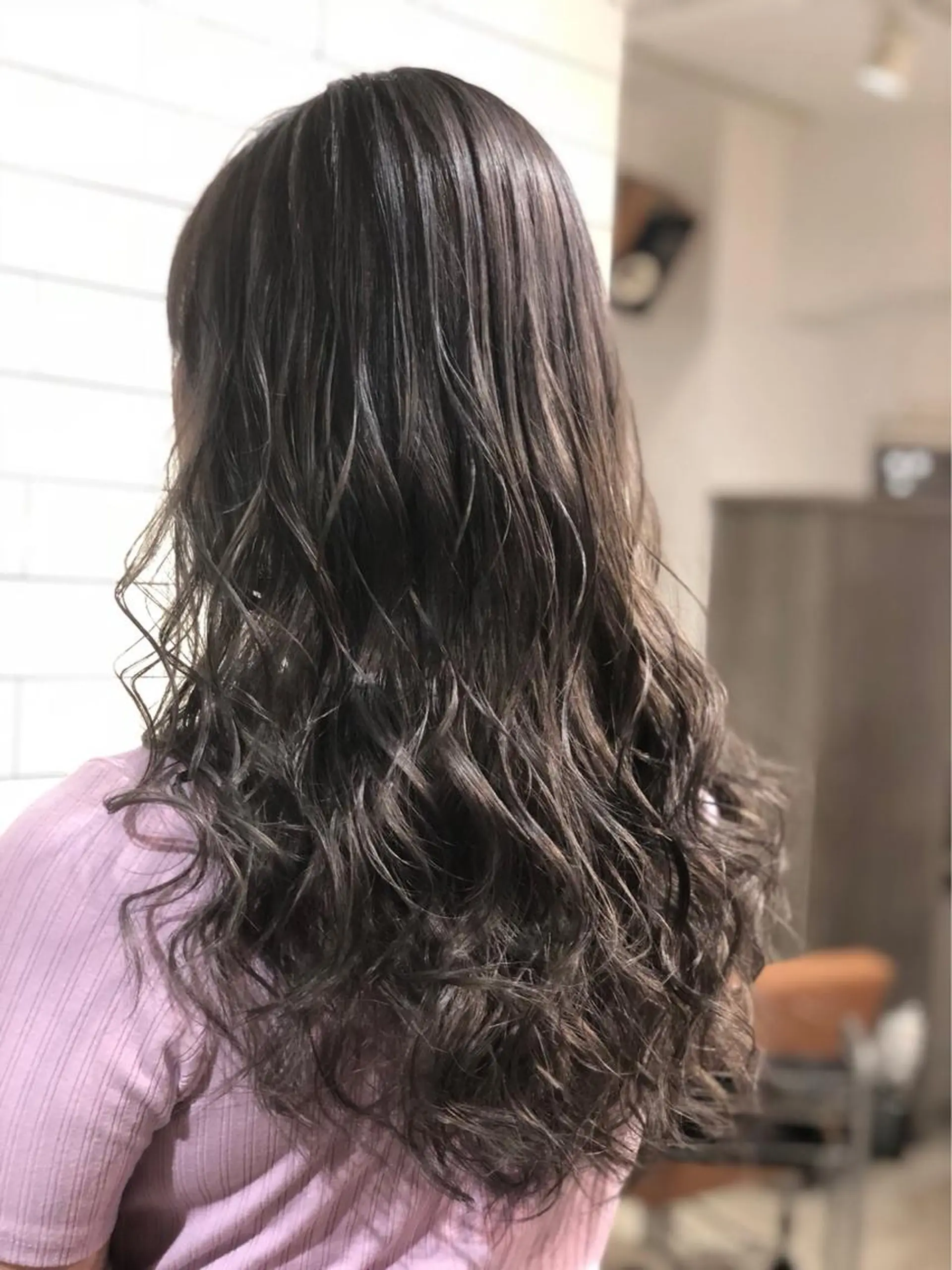 ロング トリートメント 髪質改善×ハイトーン 中田啄也のヘアスタイル