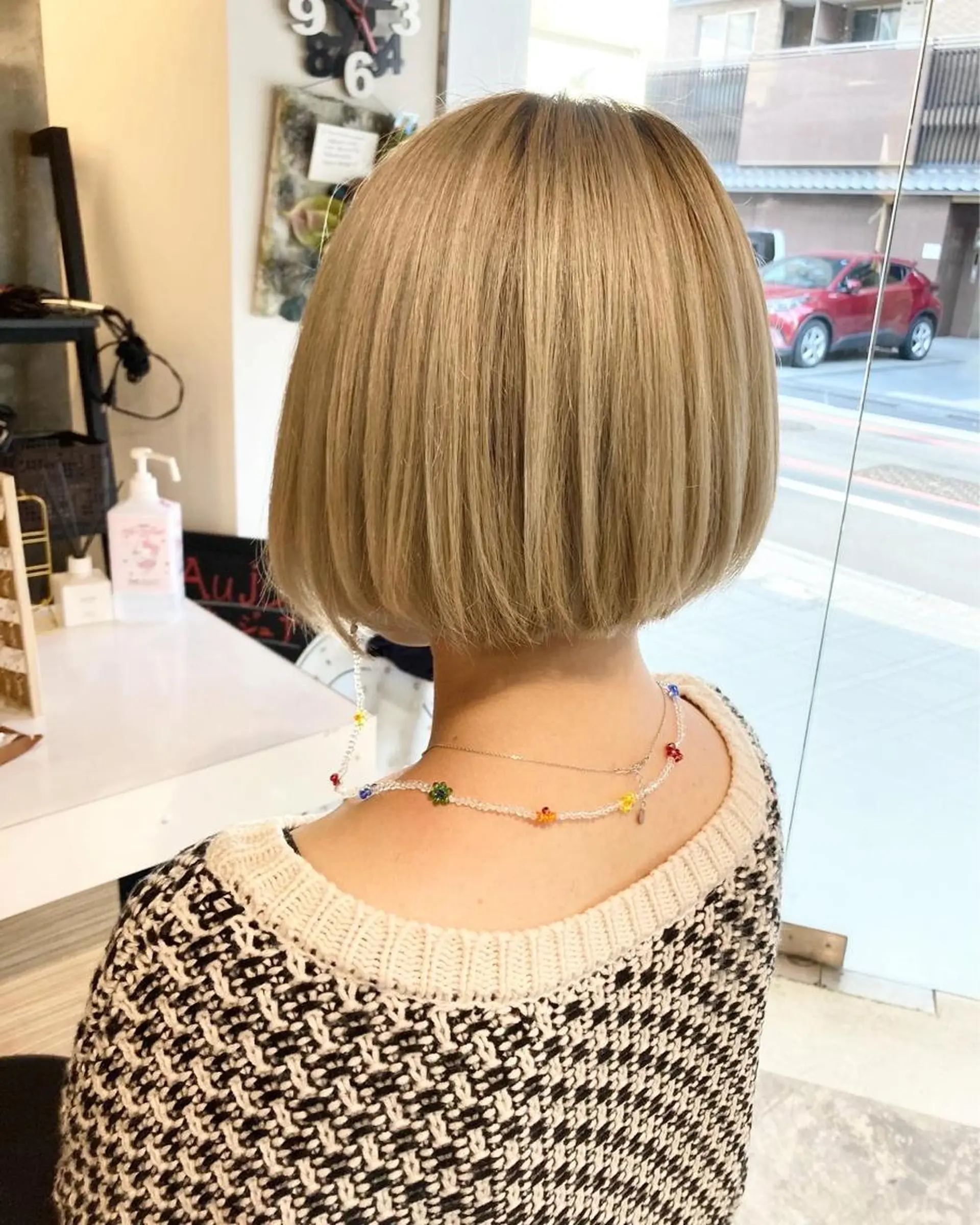 ショート カット ヘアカラー トリートメント 奥野 貴哉のヘアスタイル