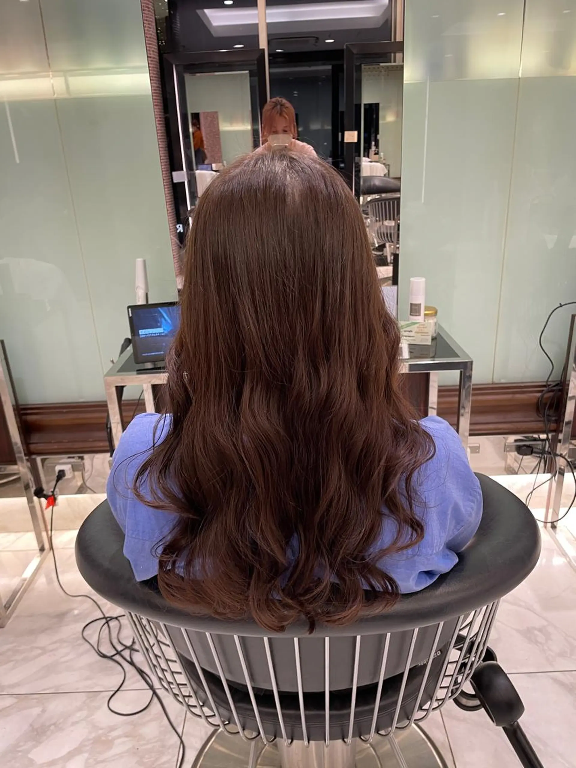 ロング 韓国風ヘア 縮毛矯正/レイヤー 🌙児玉光瑠のヘアスタイル