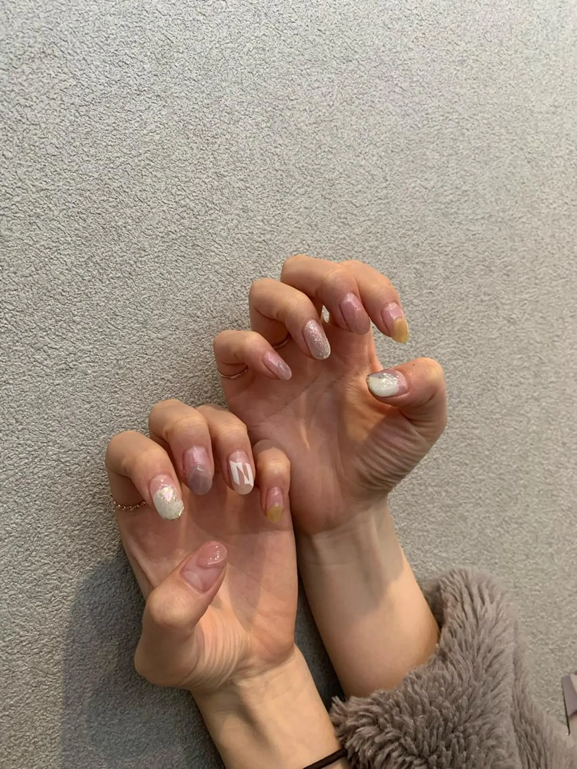 ネイル ハンドネイル Crescent Eye  Yukiのネイルデザイン