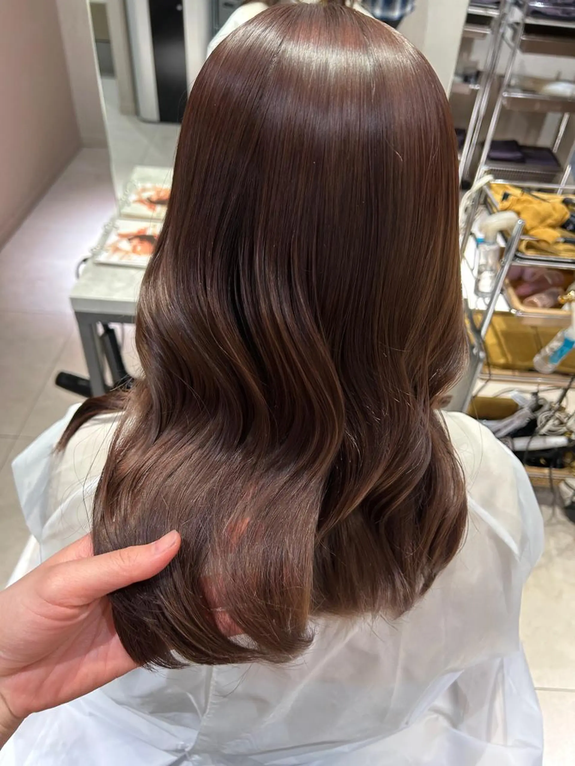 ロング カラー ミディアムヘア Chifumiのヘアスタイル