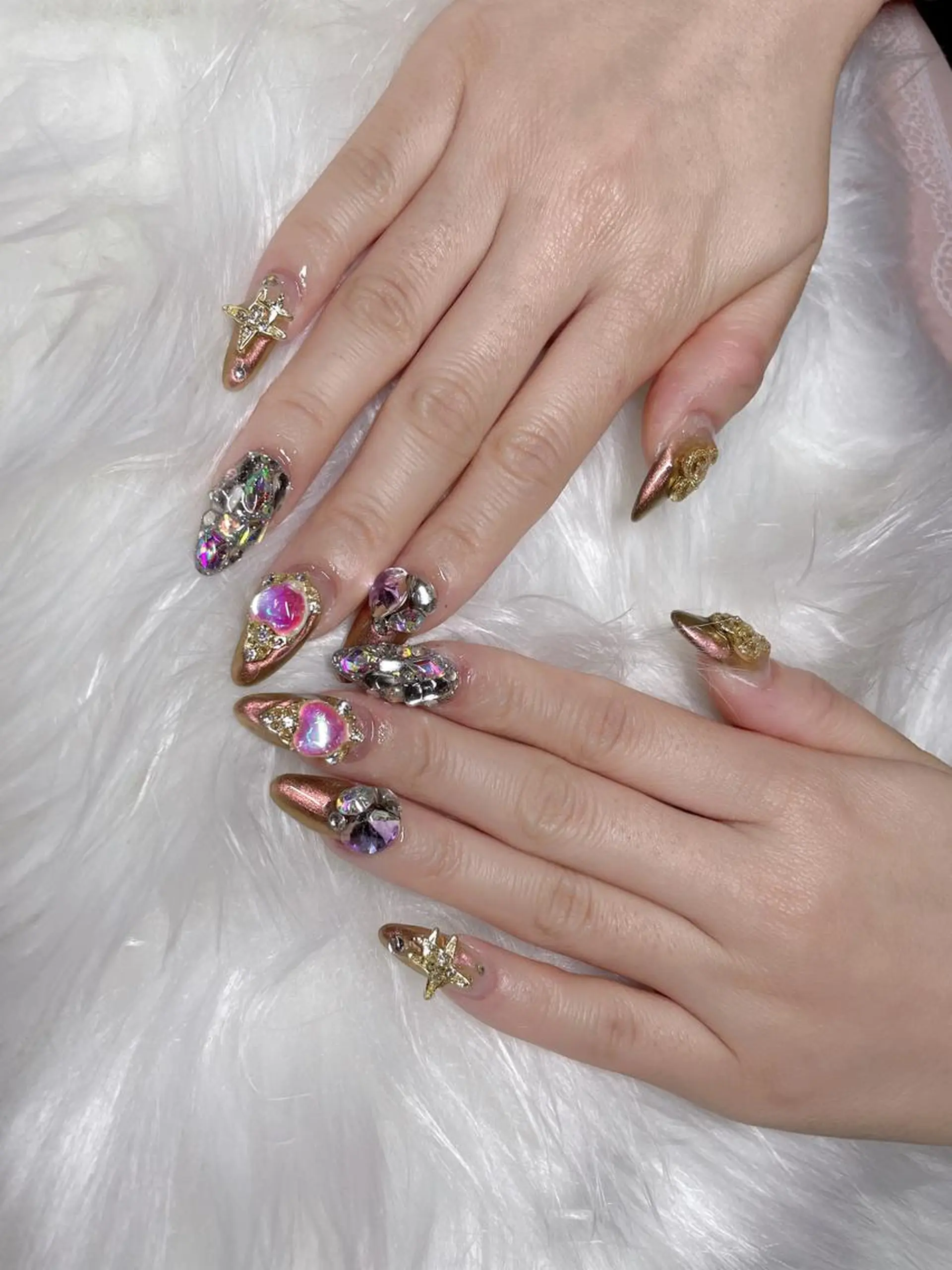 ミディアム ネイル 《LB》ラブリエ Nail&eyeのマツエク・マツパデザイン