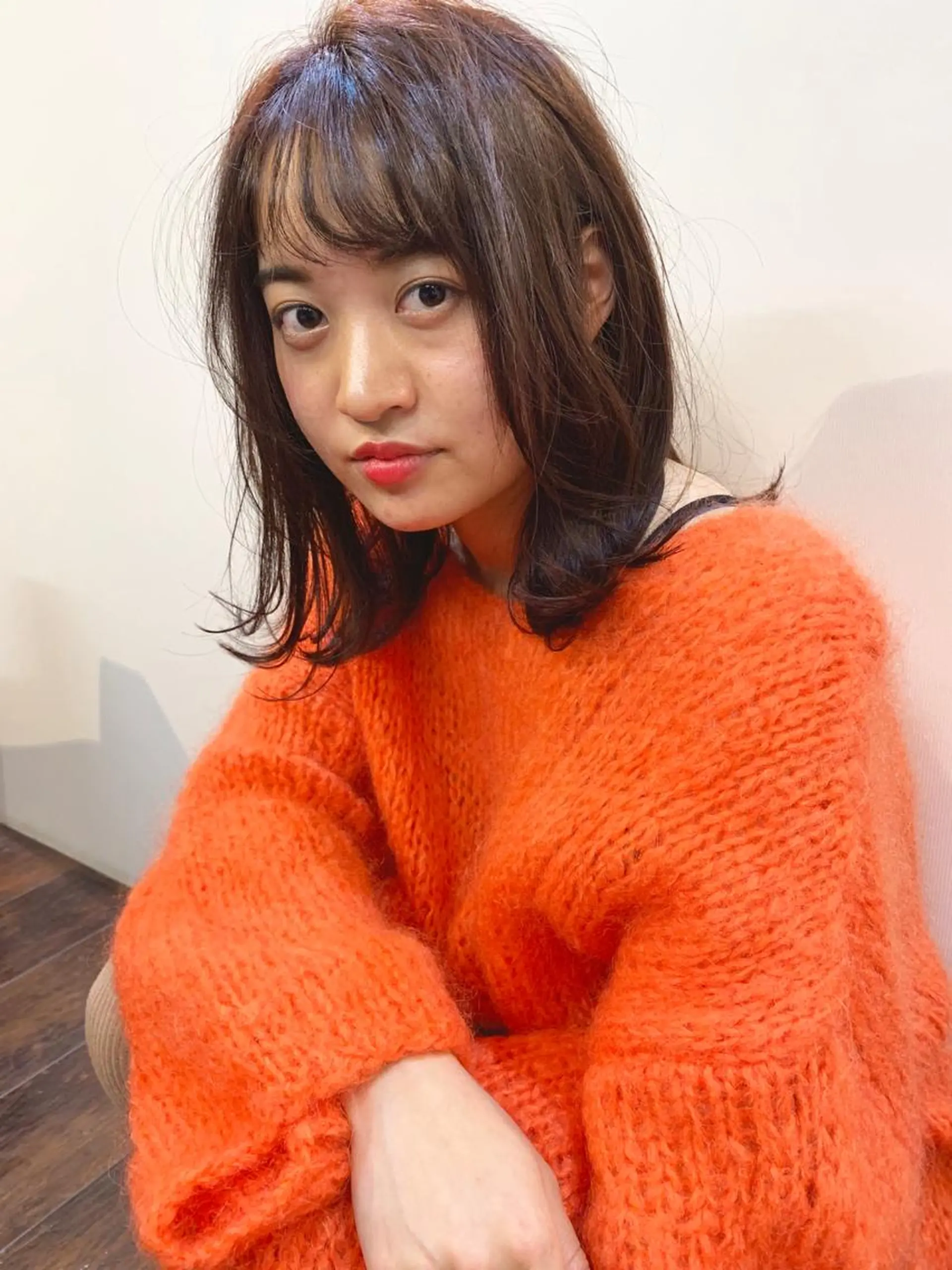 ミディアム カラー 安達 俊亮のヘアスタイル