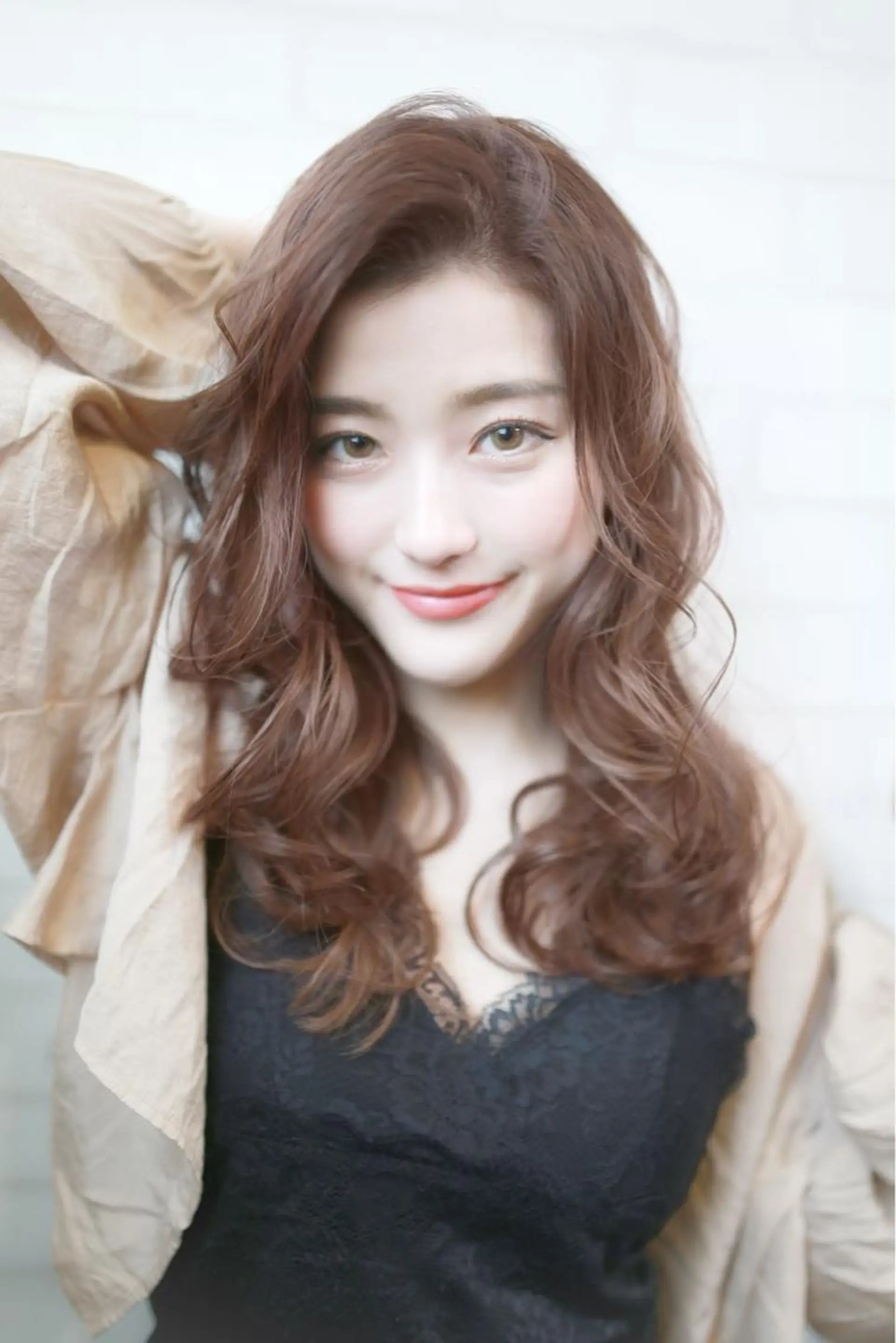 セミロング カラー パーマ ヘアアレンジ メンズ キッズ ネイル マツエク・マツパ カット ヘアカラー トリートメント ヘッドスパ premier modelsのヘアスタイル