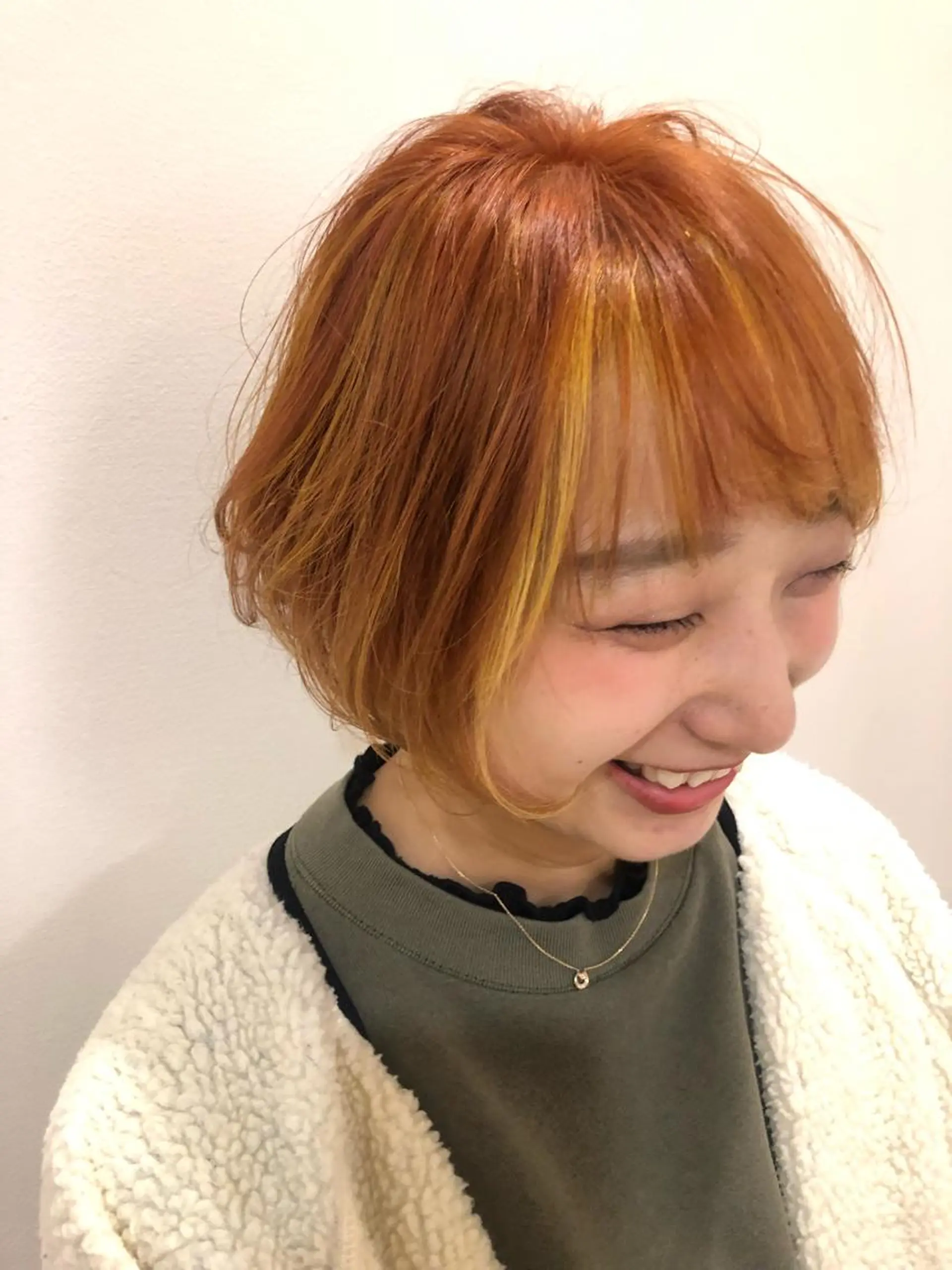 ミディアム 盛れるレイヤーカット 得意🌹井上美沙のヘアスタイル