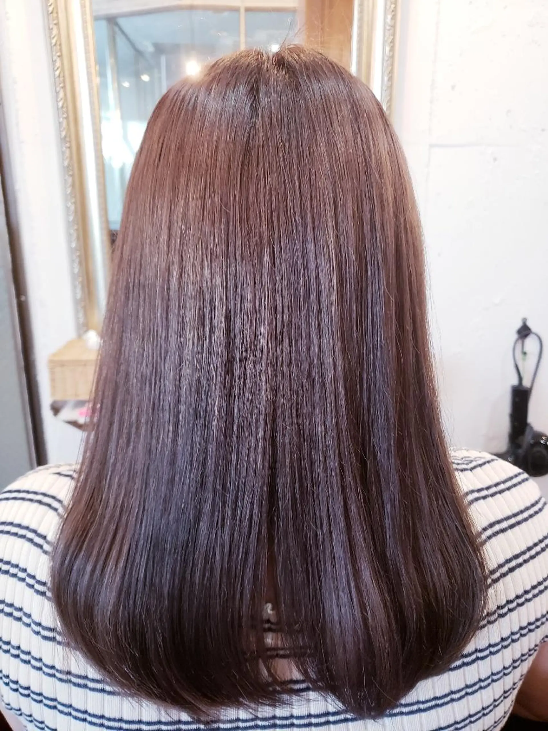 ロング パーマ 饒平名 知也のヘアスタイル