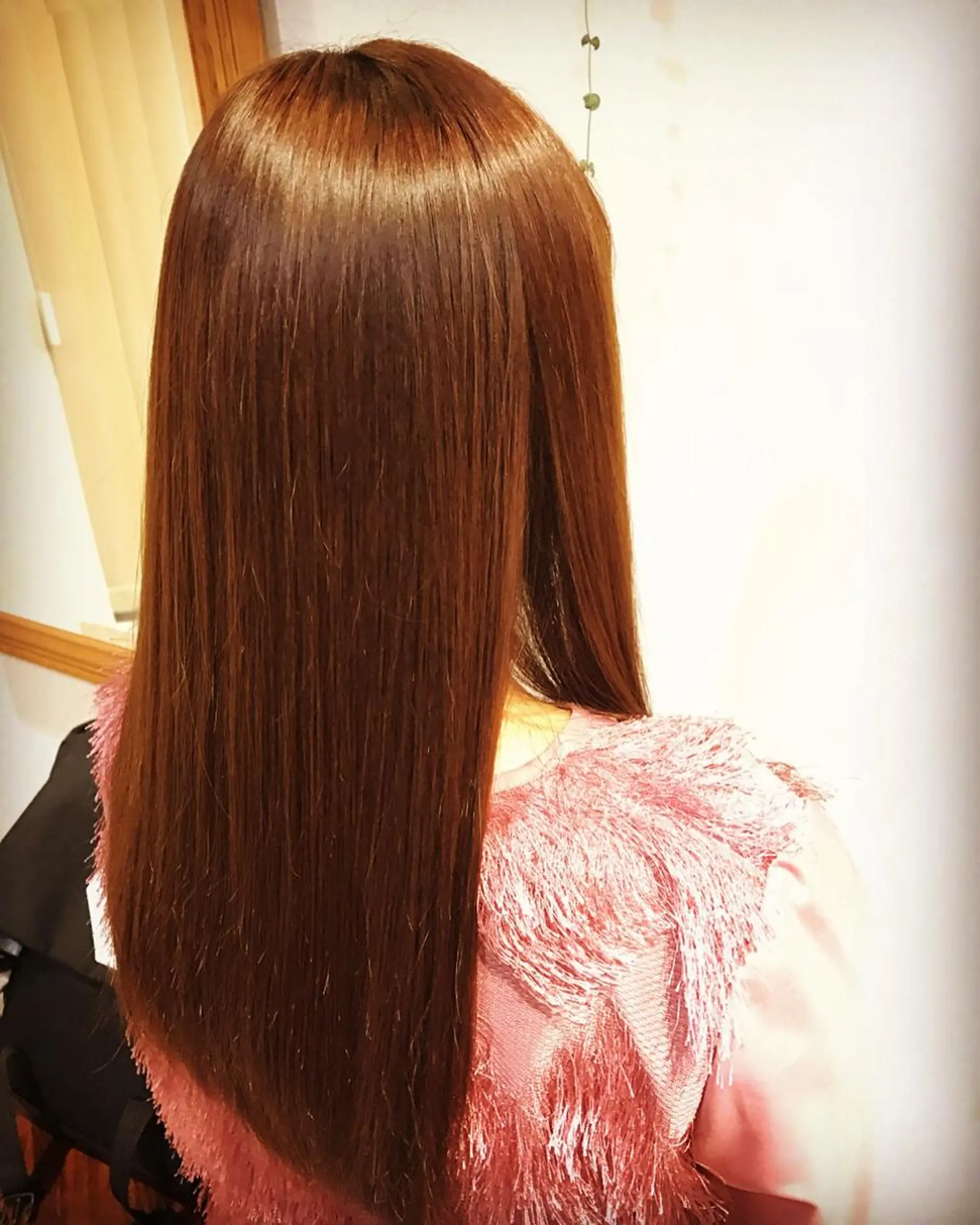 ロング 縮毛矯正 土矢 靖晃のヘアスタイル