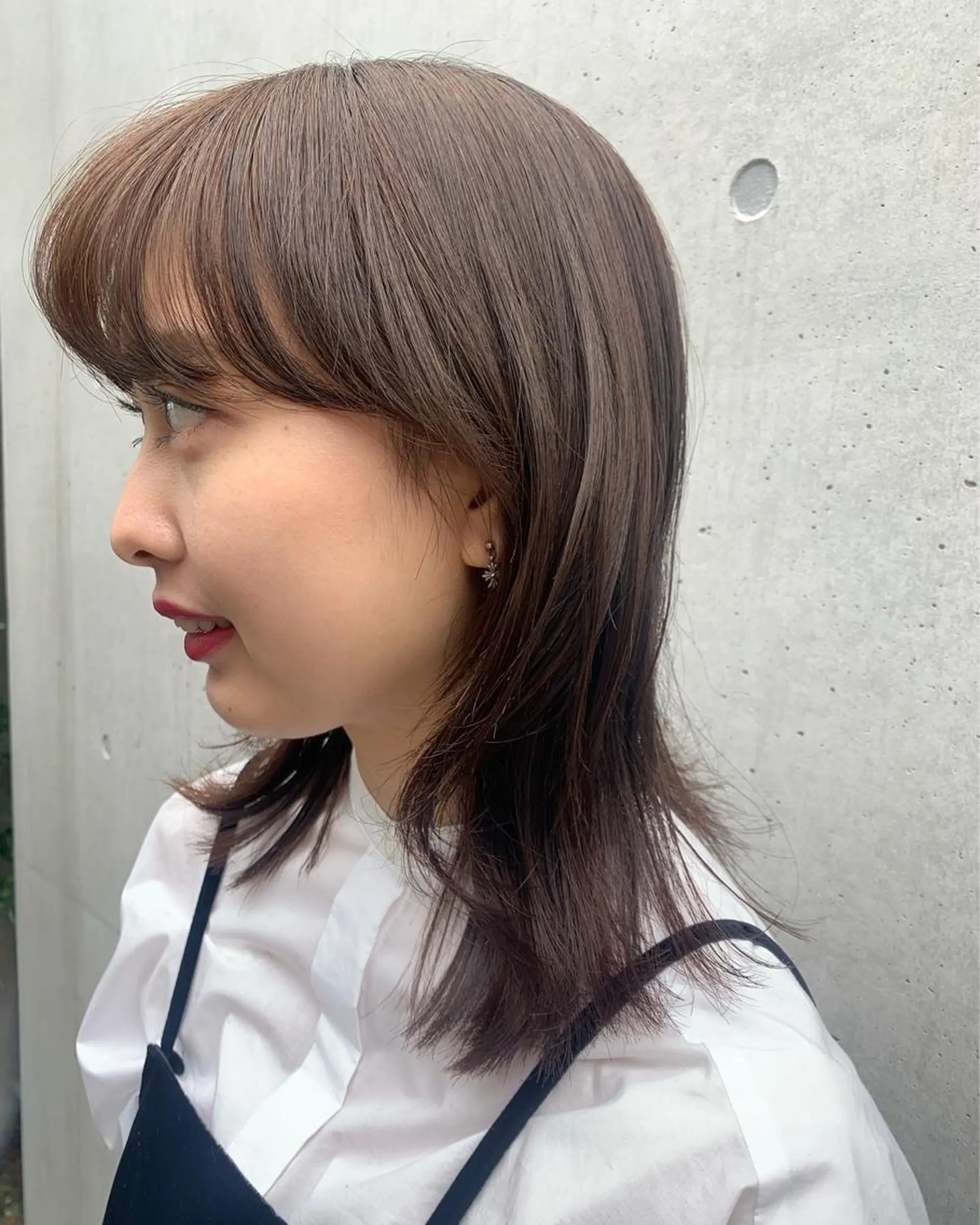 カラー ラベンダー/レイヤー スタイル🤎mamiのヘアスタイル