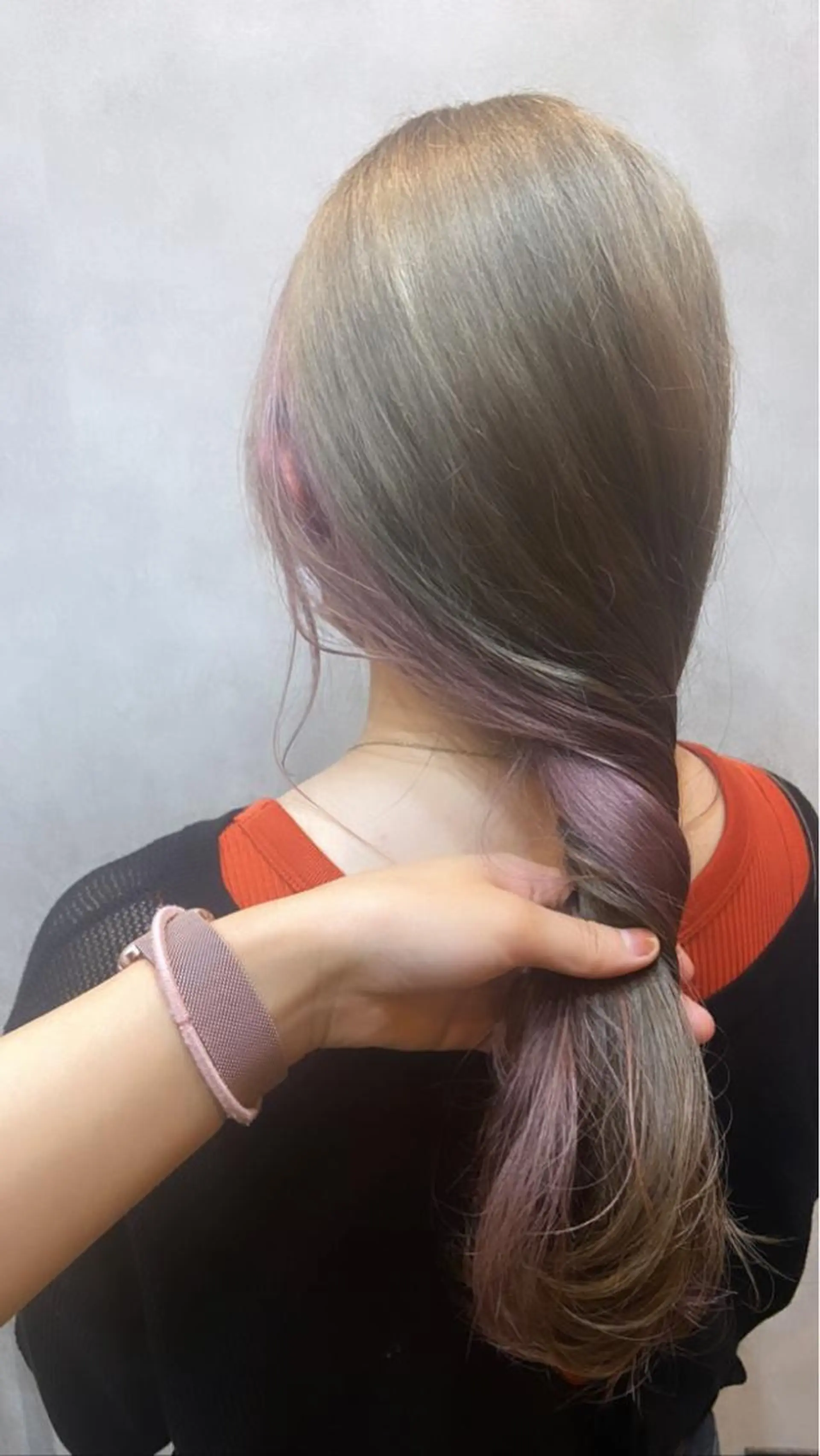 ロング カラー nico🏁 rihoのヘアスタイル