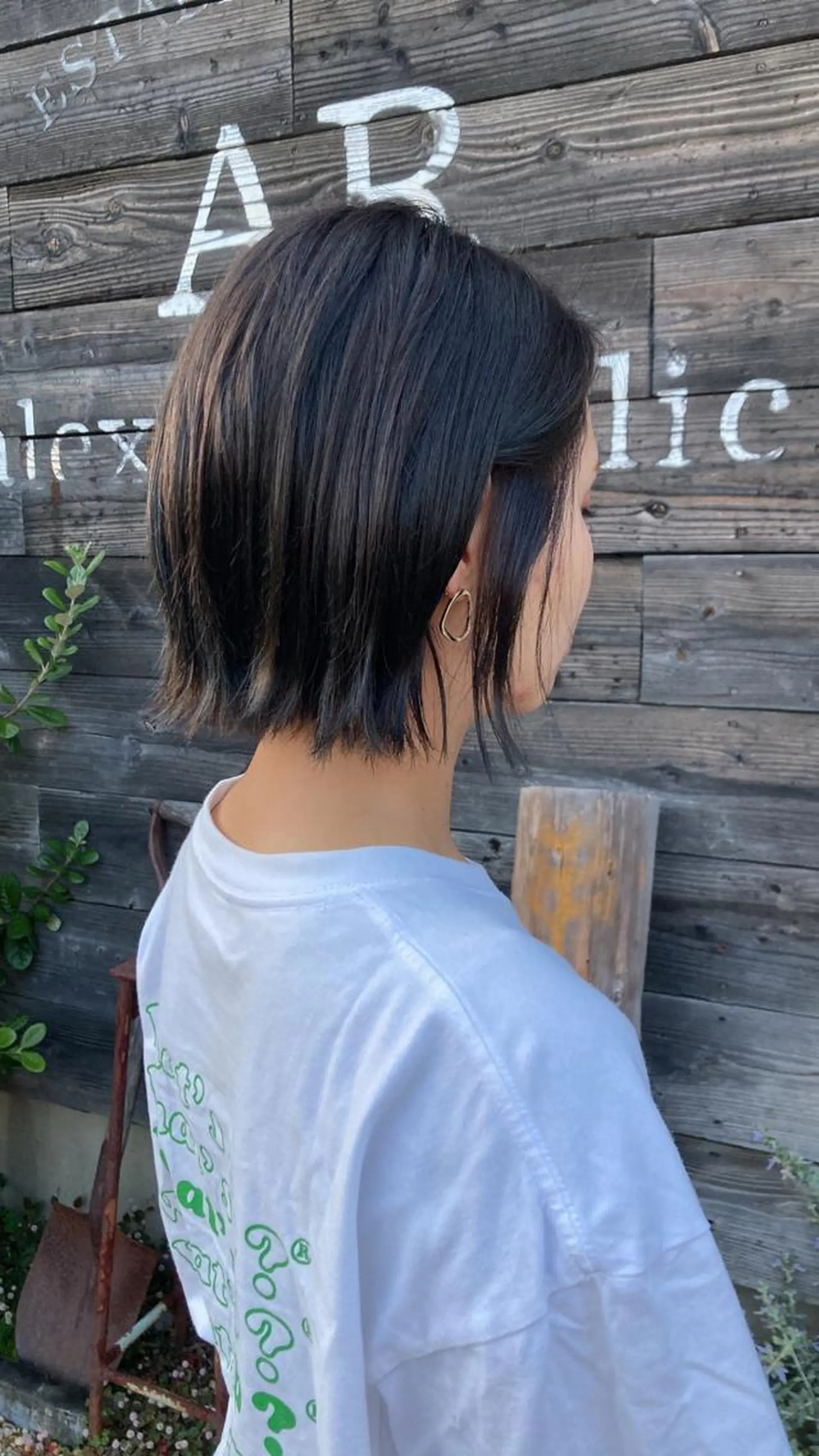 ショート ボブ 佐伯 真奈のヘアスタイル