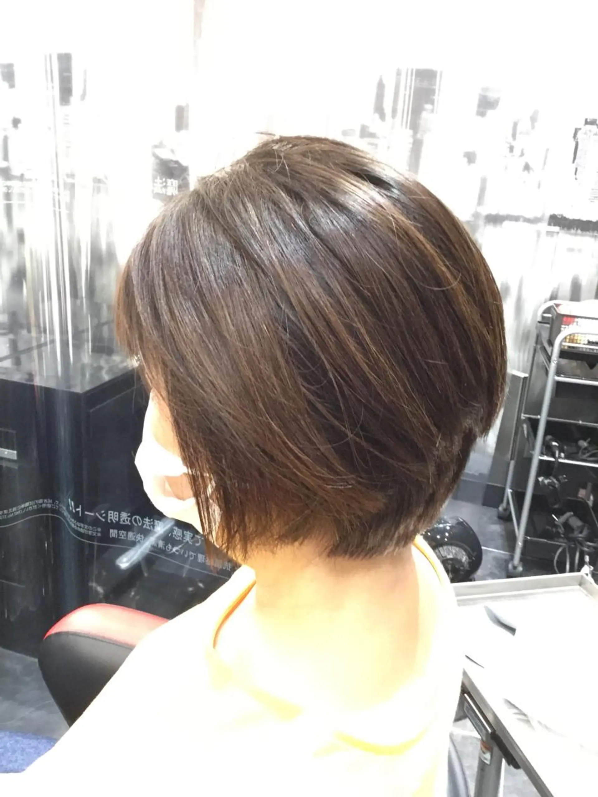 ミディアム ショートボブ ボブ Annon プライベートサロンのヘアスタイル