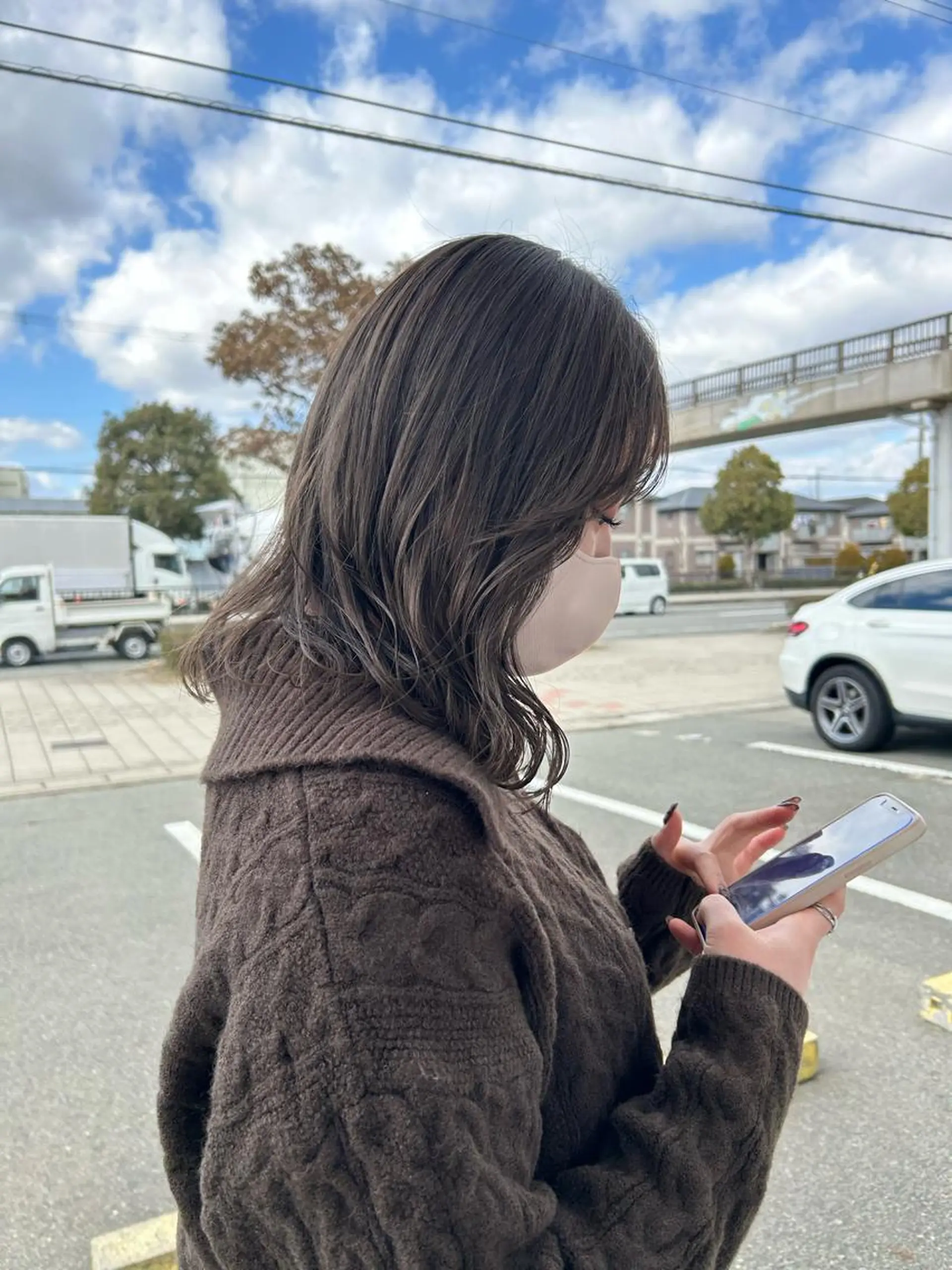 ミディアム カット merc.🌿 友藤鮎那のヘアスタイル