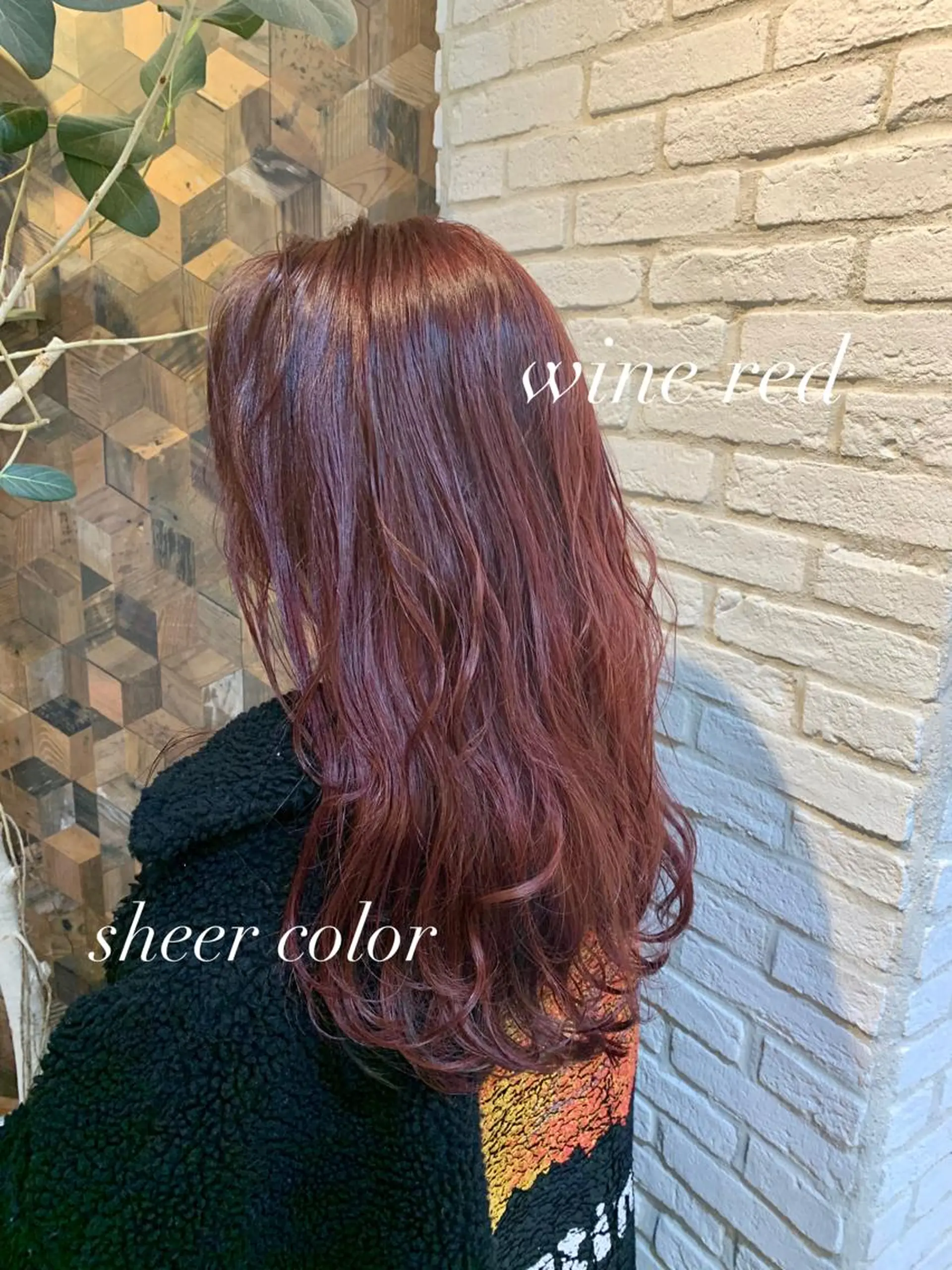 ロング カラー レッドカラー 髪質改善/白髪ぼかし KENTAのヘアスタイル