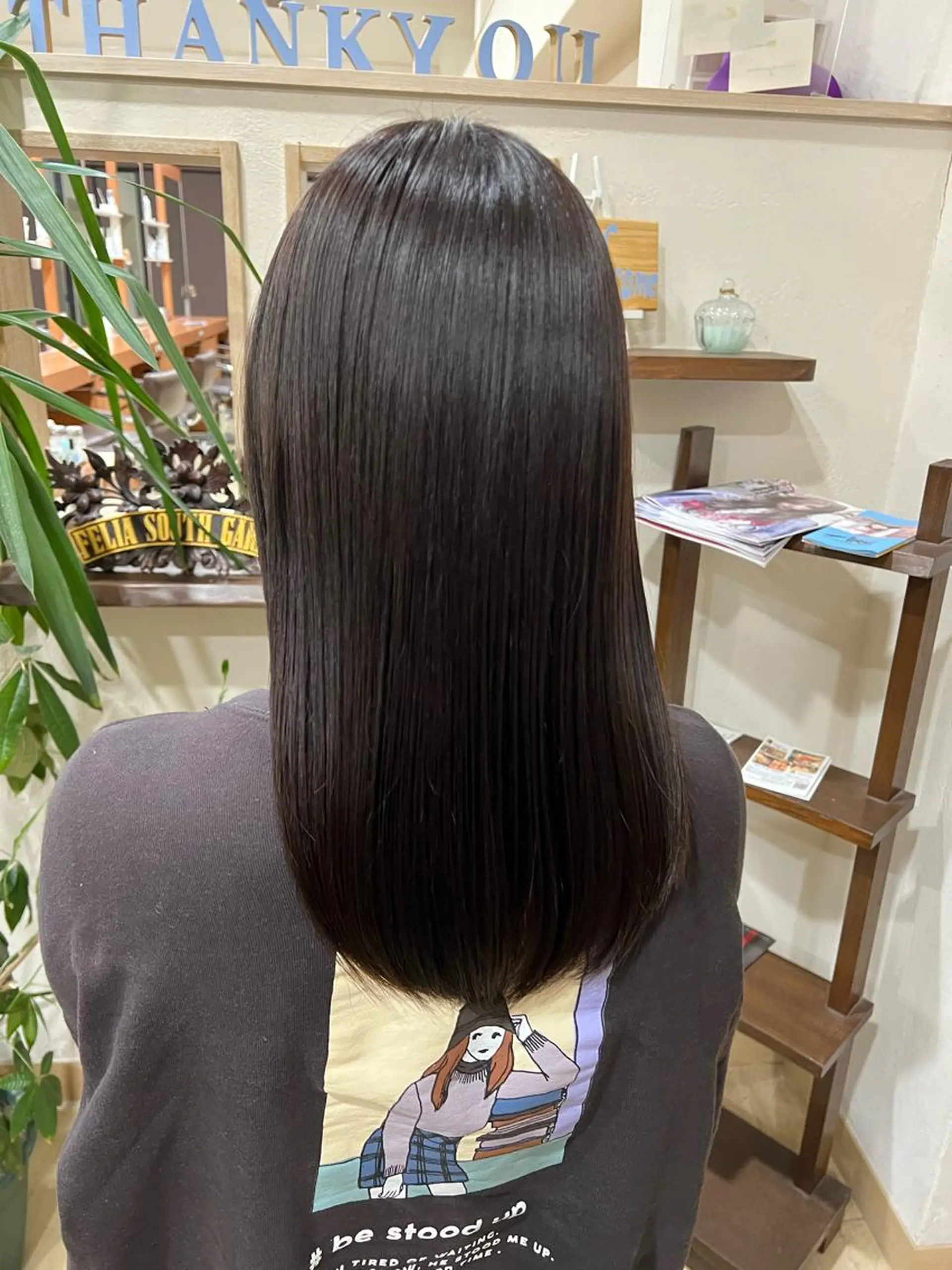 ロング カラー 縮毛矯正 仕上がり満足度 No.1池田篤史のヘアスタイル